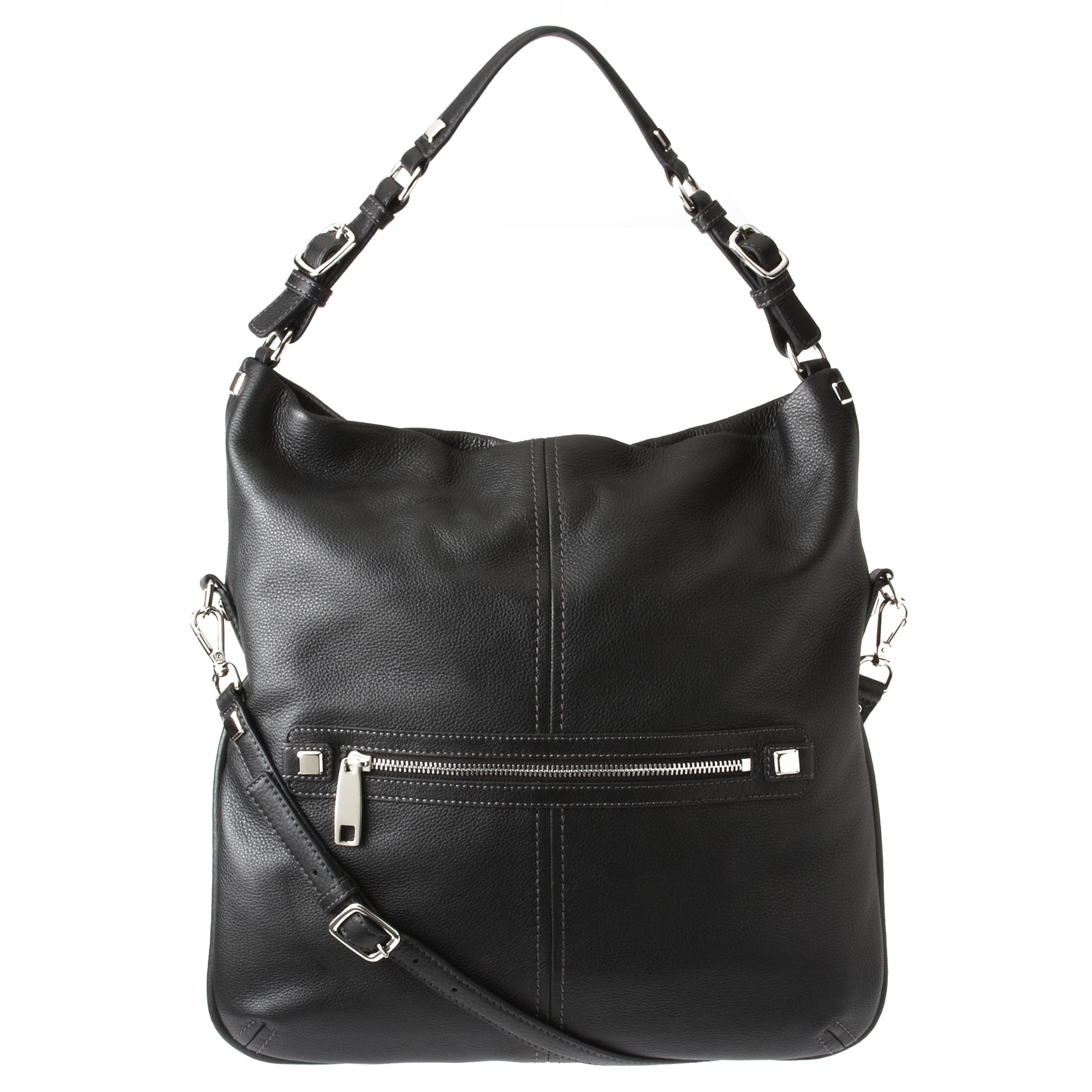 Lyst Nine West Nolita Leather Hobo Bag In Black Gallery