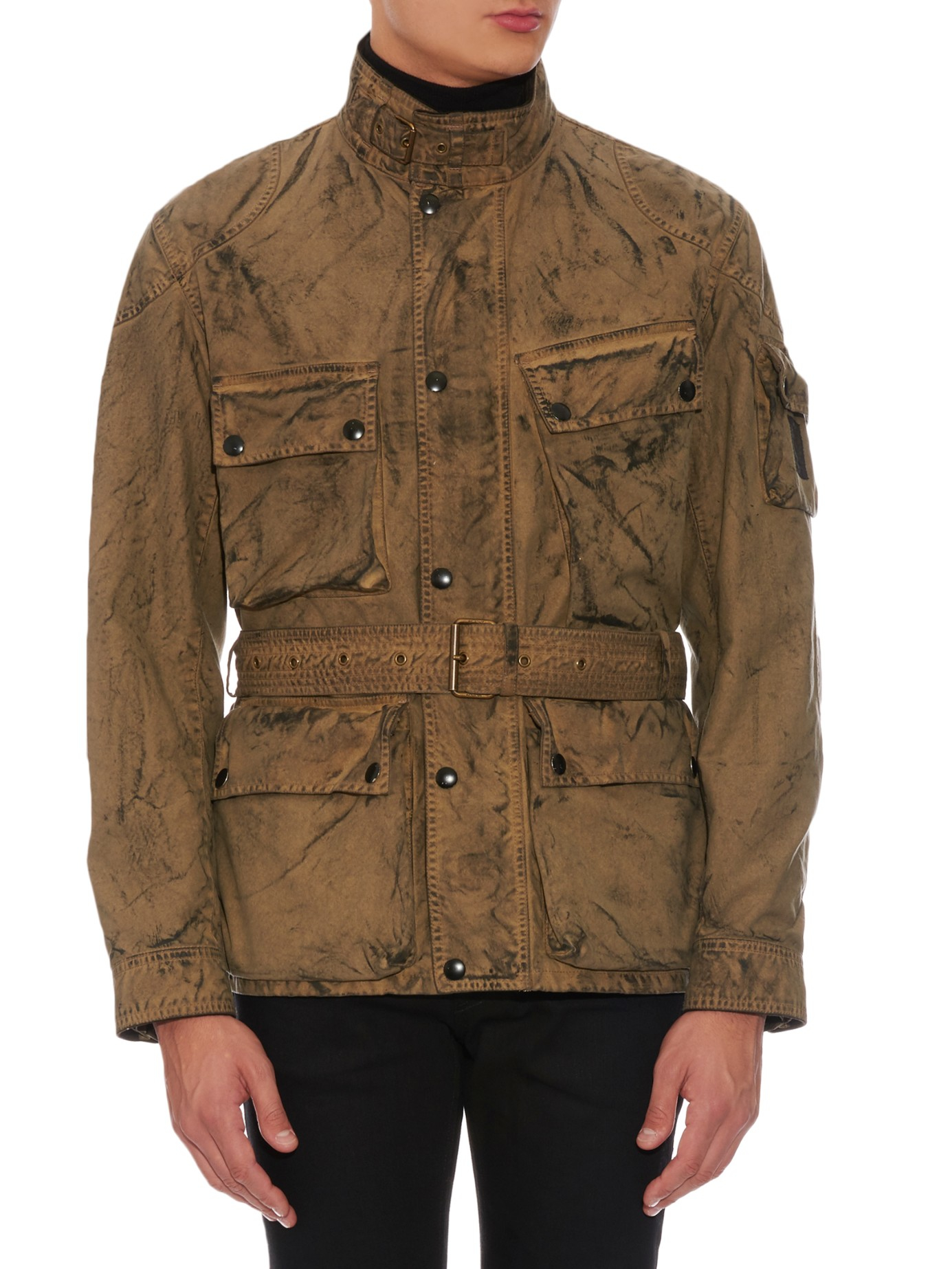 Belstaff X David Beckham Marshfield Cotton Jacket in Brown for Men ...