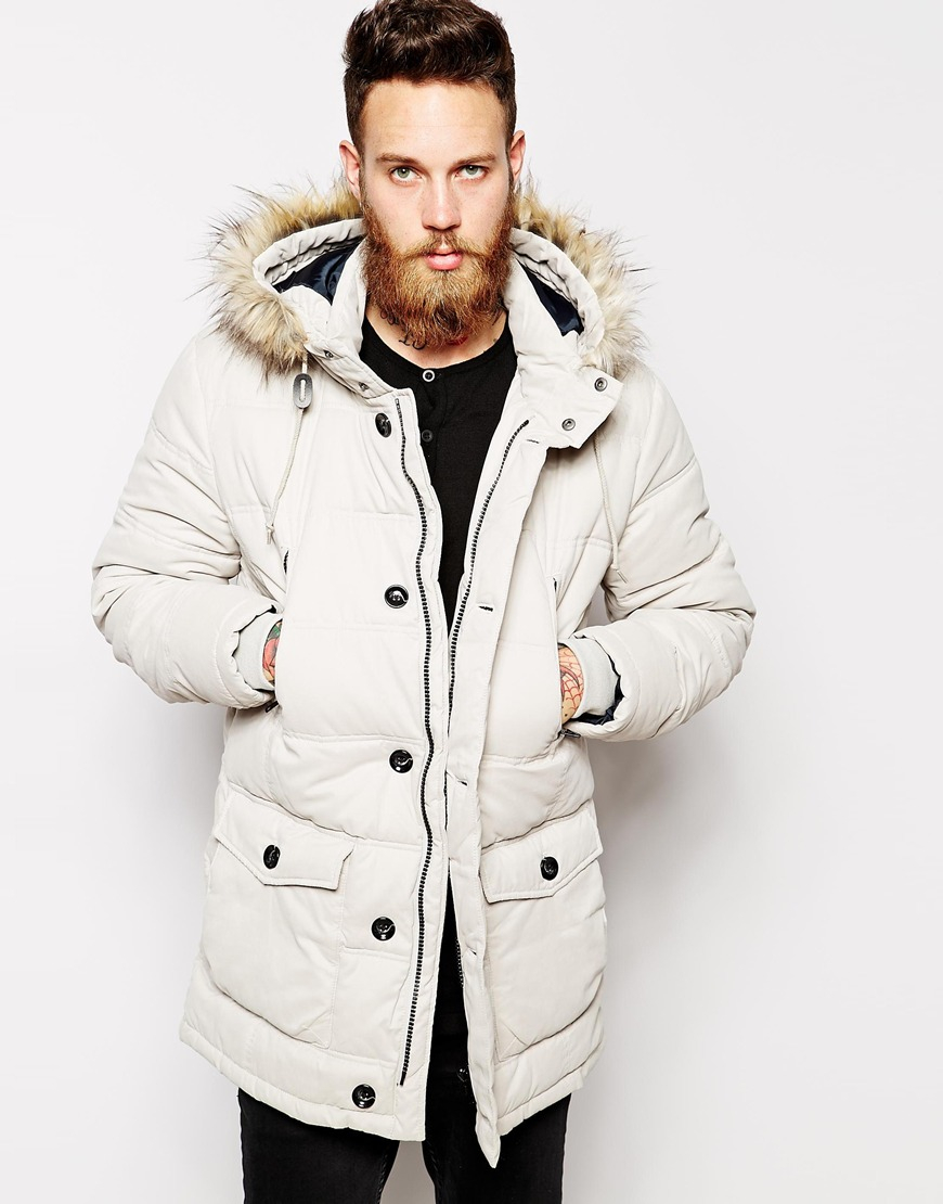 White Parka Coat - JacketIn