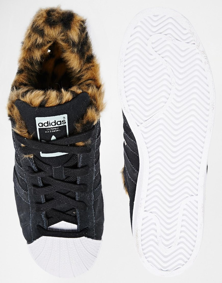 adidas high top fur