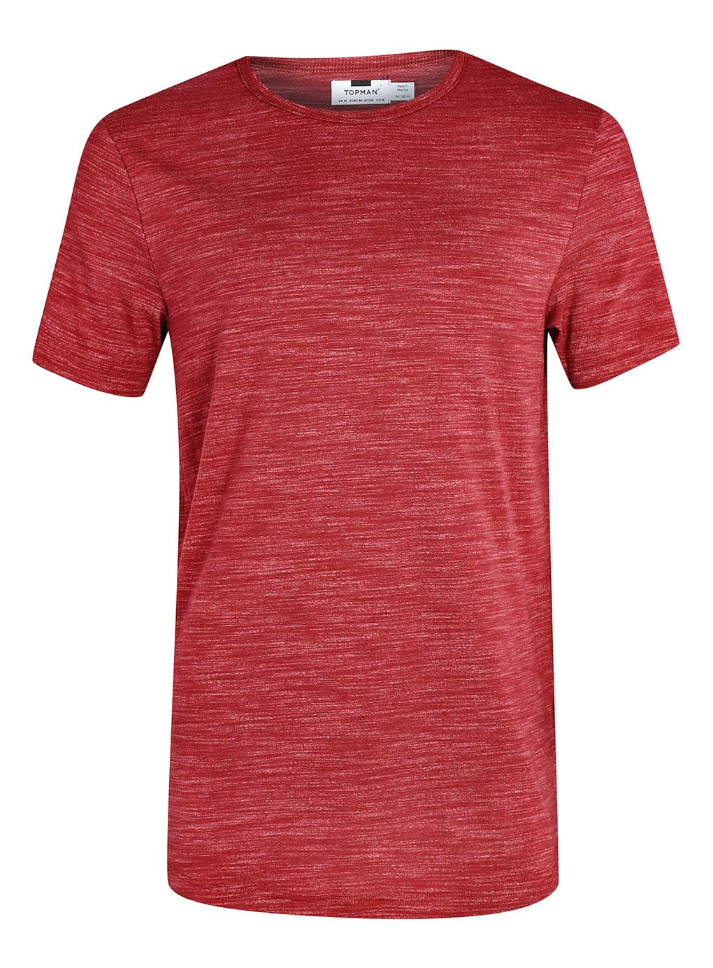 Topman Textured T-shirt in Red for Men | Lyst