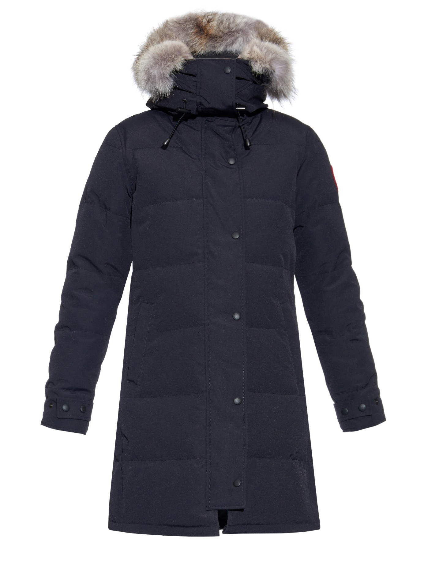 Canada Goose hats sale cheap - Canada goose Shelburne Fur-trimmed Down Parka in Blue (NAVY) | Lyst