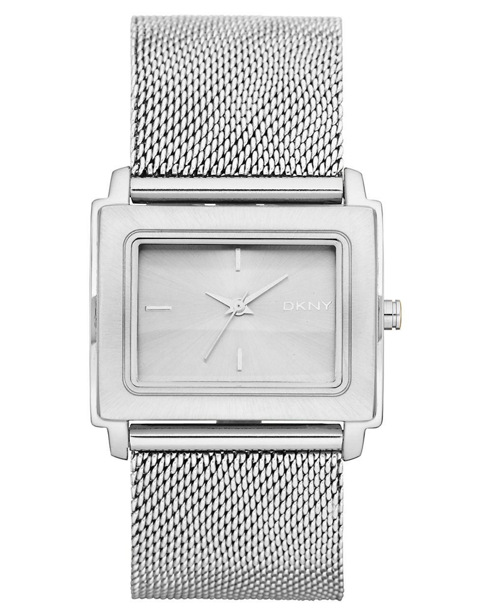 DKNY Ladies' Stainless Steel Watch With Mesh Strap in Metallic Lyst