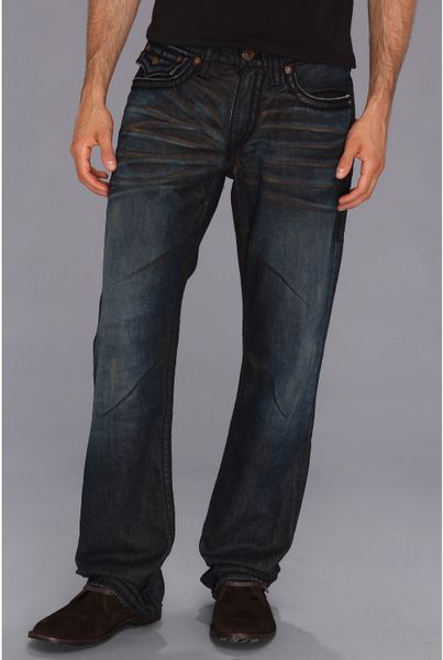 True Religion Ricky Straight Rope Stitch in Collateral in Blue for Men ...