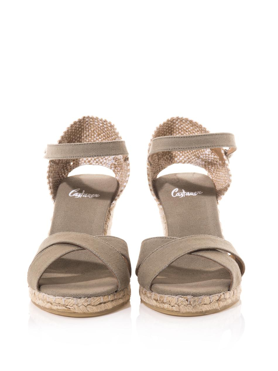 Castaner Buti Wedge Espadrilles in Green - Lyst