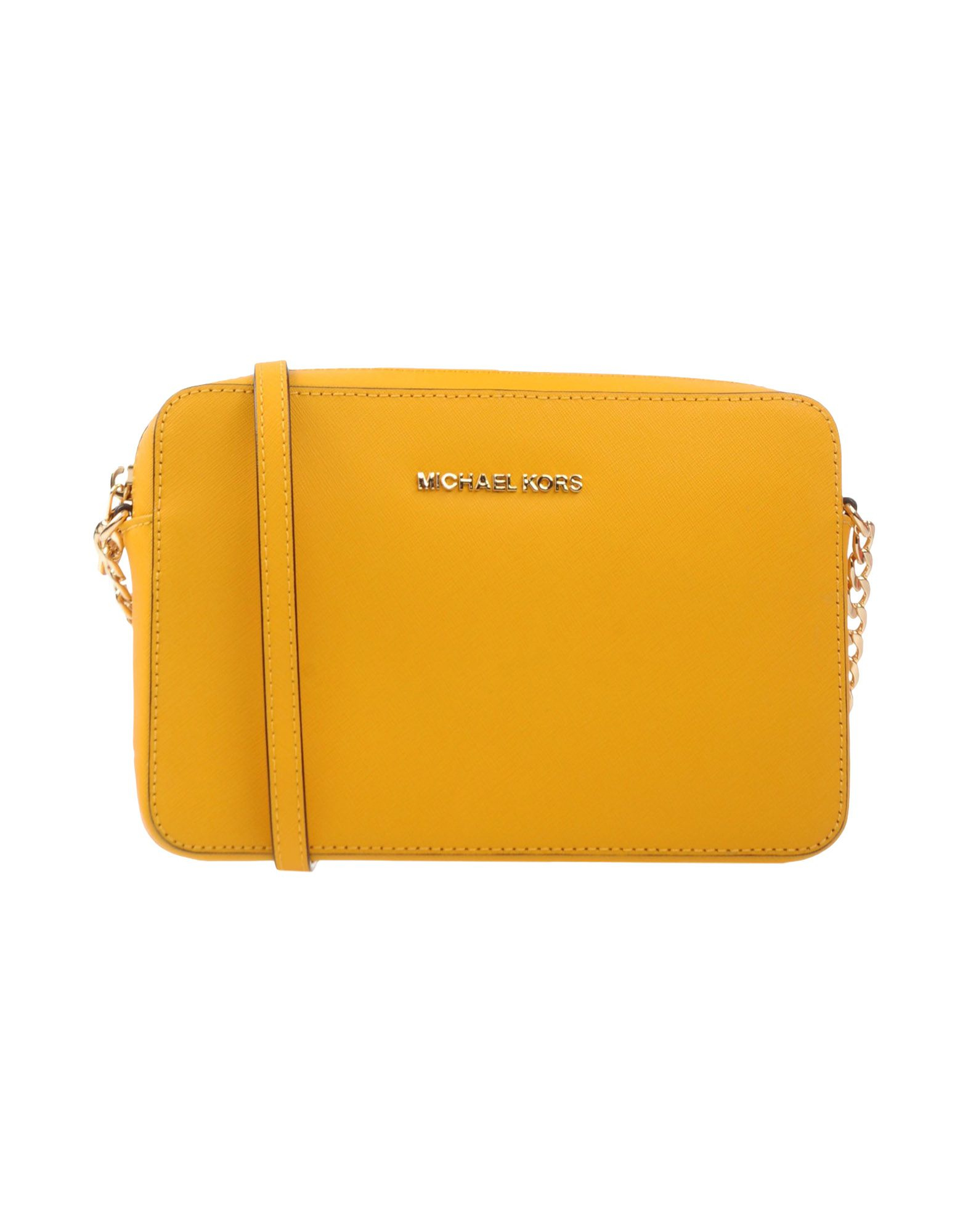 Lyst Michael Kors Handbag In Yellow Gallery
