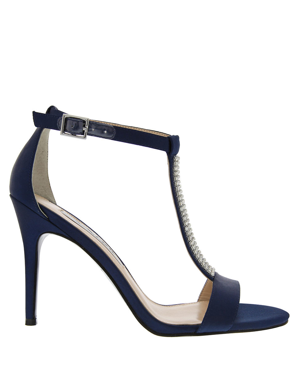 Navy Blue Sandals With Heels