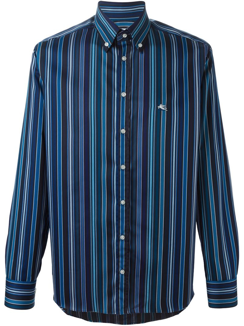 etro blue shirt