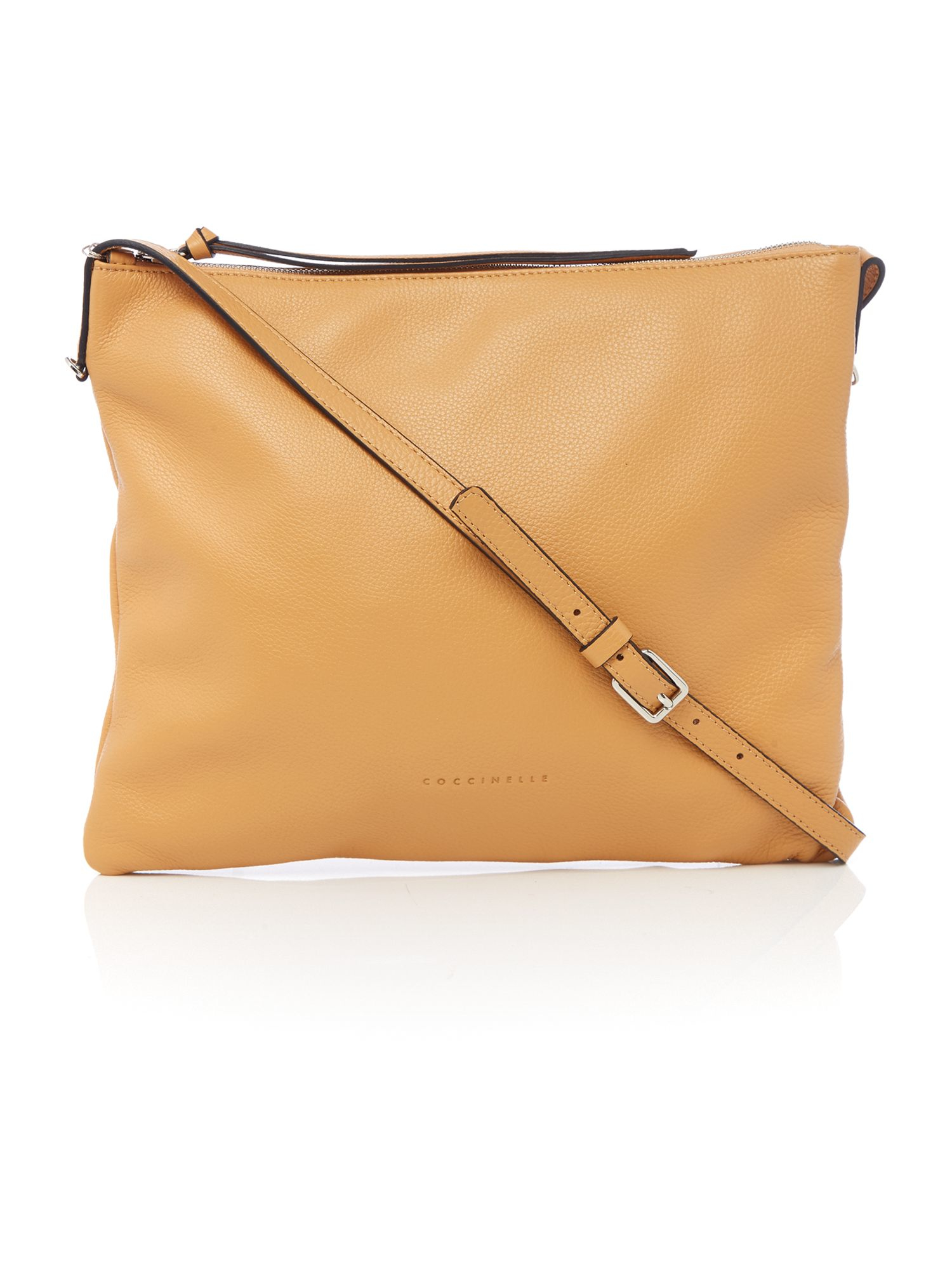 Coccinelle Mila Tan Medium Cross Body Bag in Brown (Tan) | Lyst