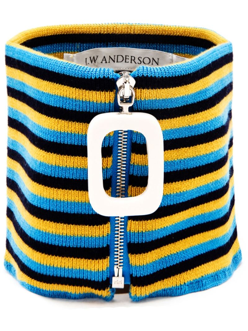 Lyst - J.W.Anderson Wool Neckband in Blue