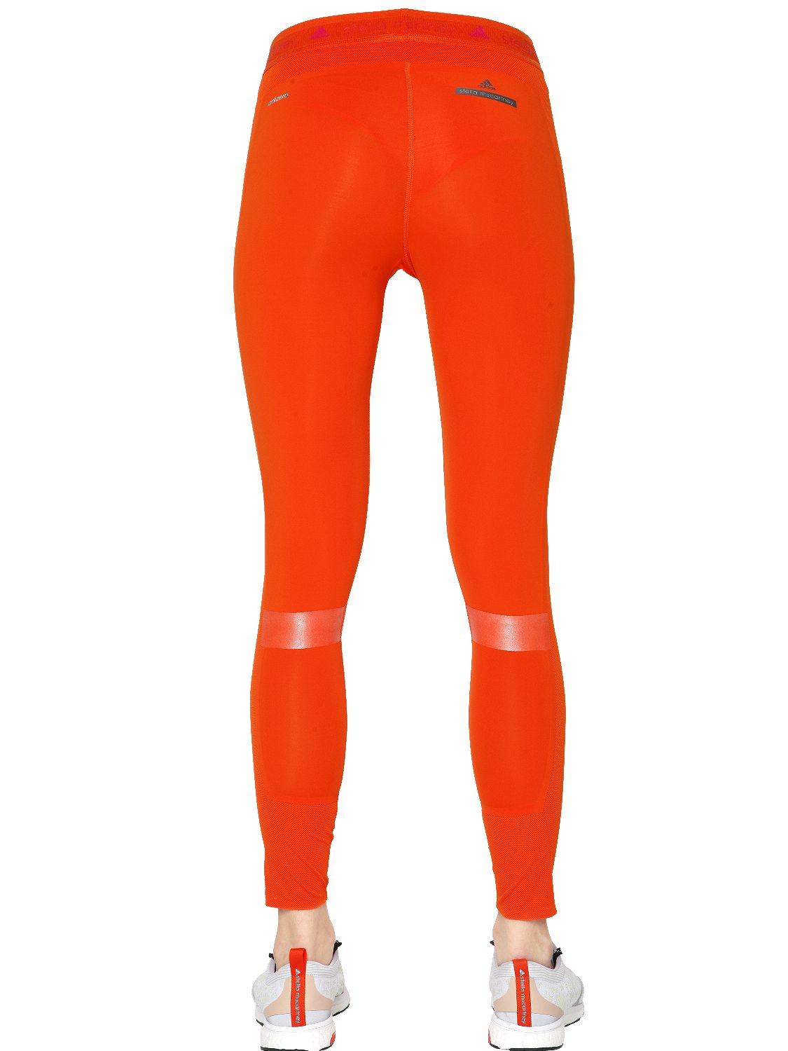 orange adidas leggings