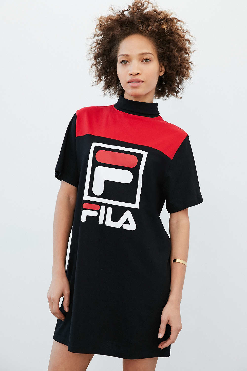 Lyst - Fila + Uo Jessica T-shirt Dress in Black