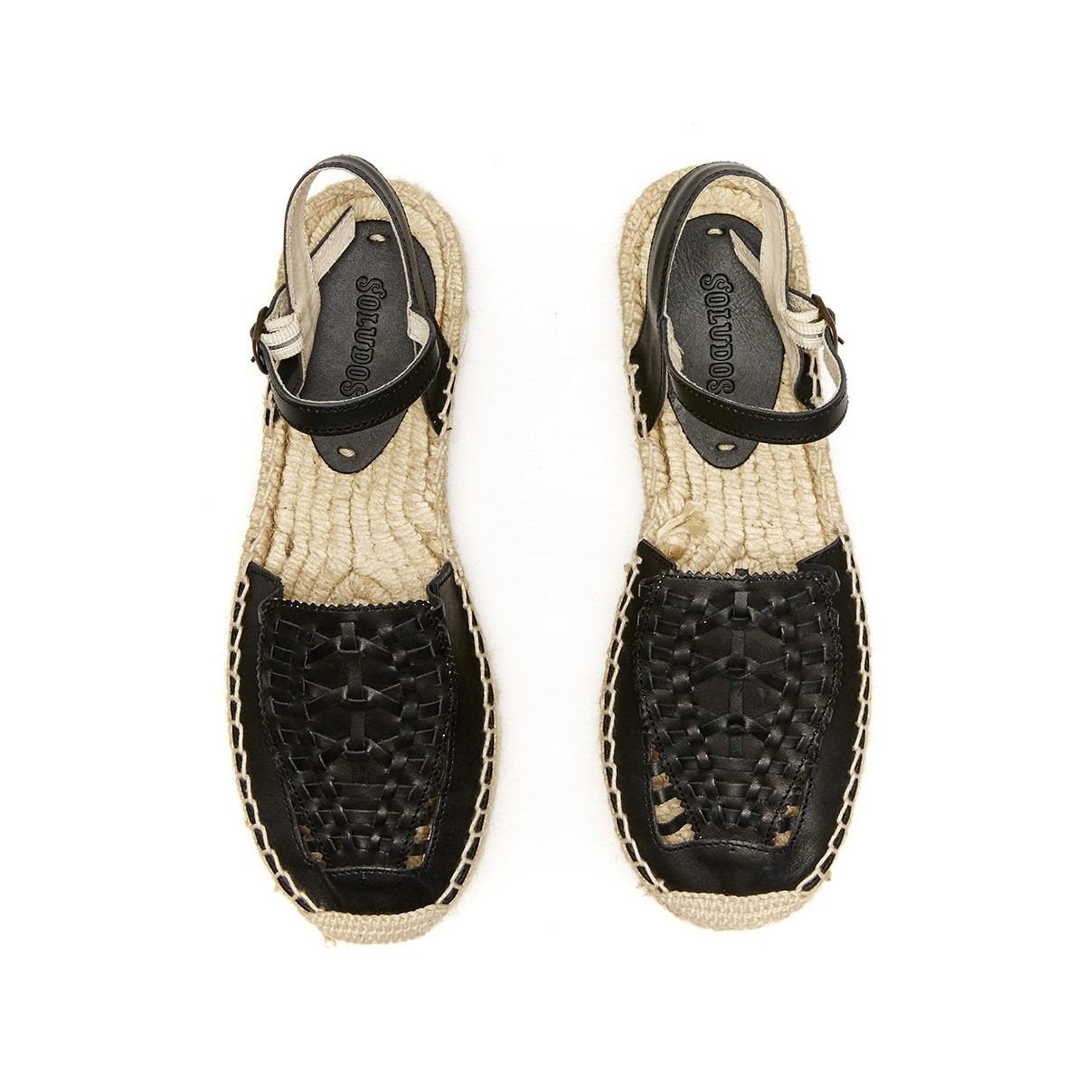 black huarache sandals lyst soludos leather platform huarache sandal in black black huarache sandals lyst soludos leather platform huarache sandal in black