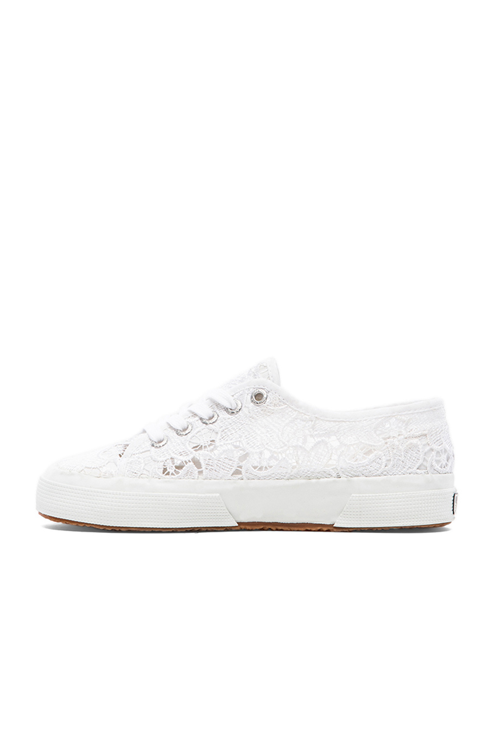 Lyst - Superga Lace Lace-Up Sneakers in White