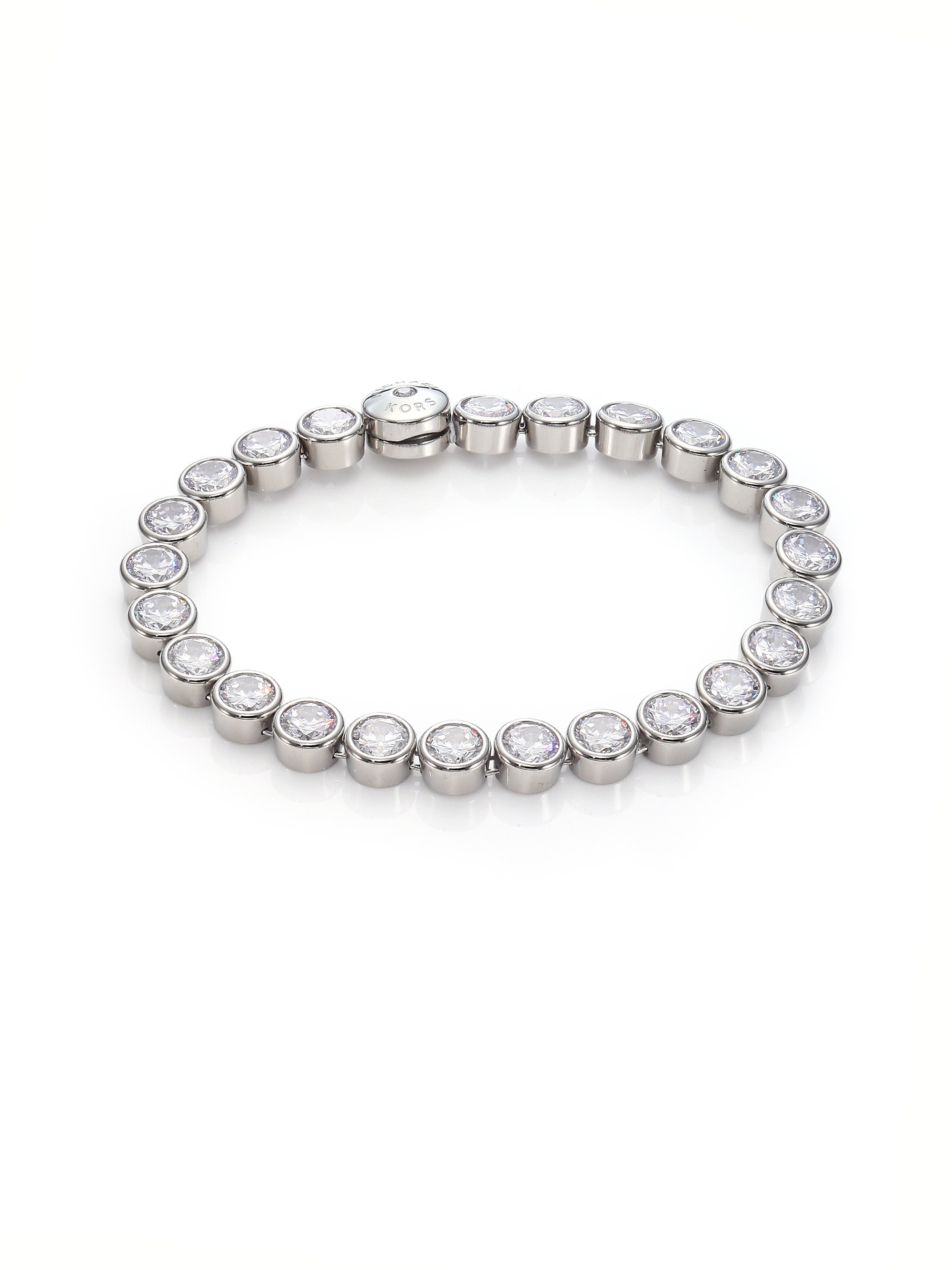 Lyst Michael Kors Park Avenue Glam Jeweled Tennis Bracelet Gallery
