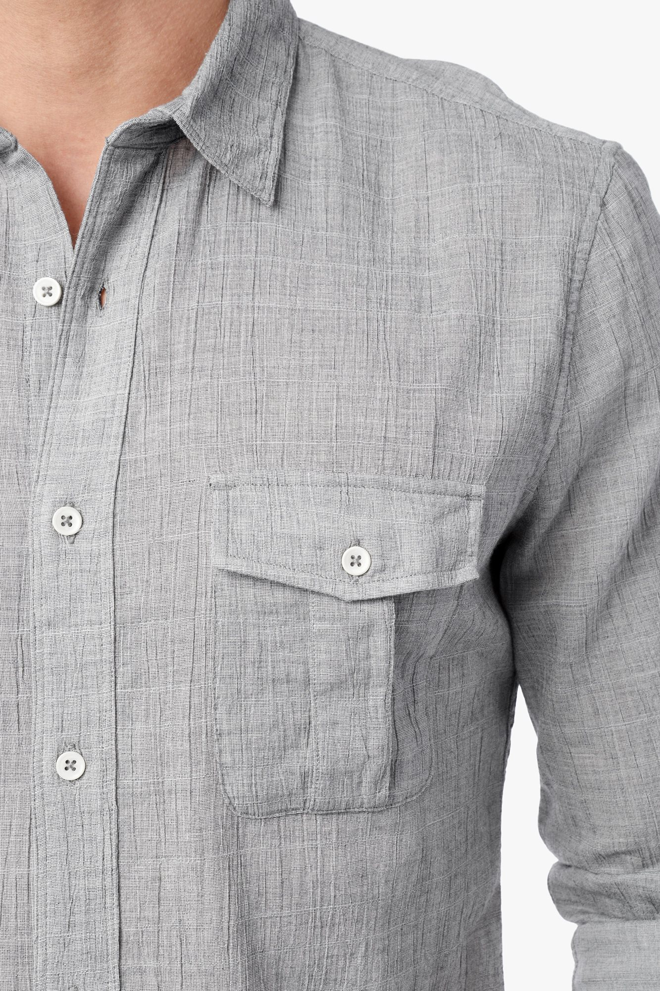 double chest pocket shirt