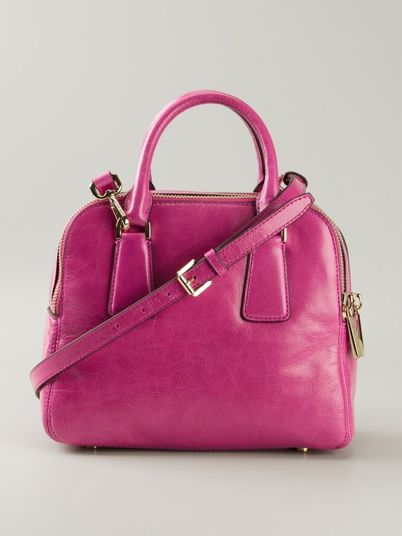 Michael michael kors Mini &#39;Alexis&#39; Crossbody Bag in Pink | Lyst