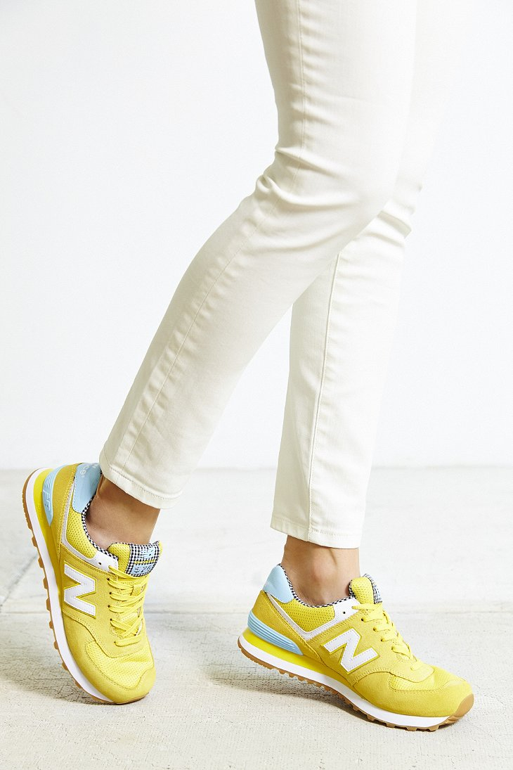 new balance 574 yellow woman new balance 574 yellow woman