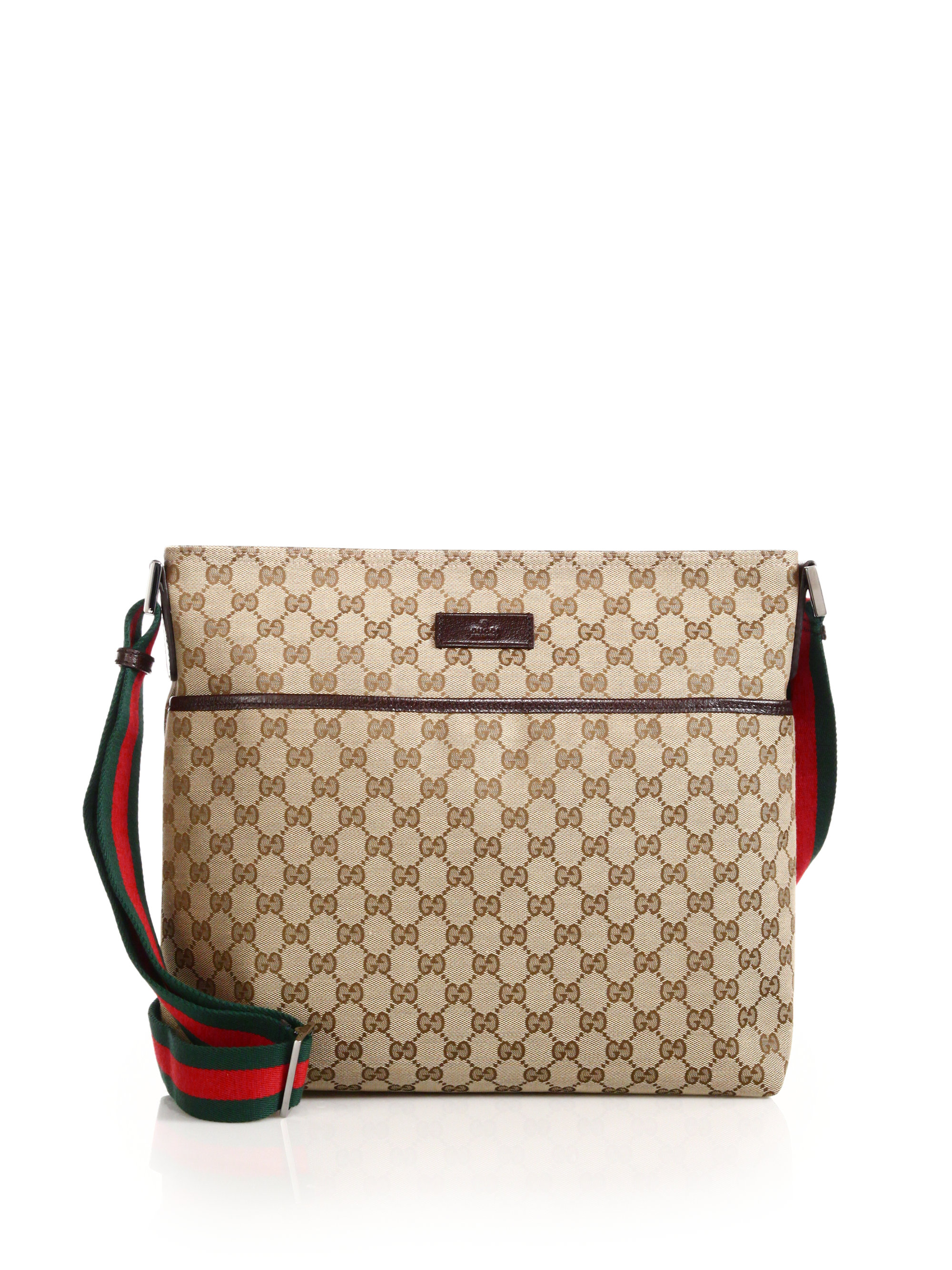 Gucci Original Gg Canvas Messenger Bag in Natural | Lyst