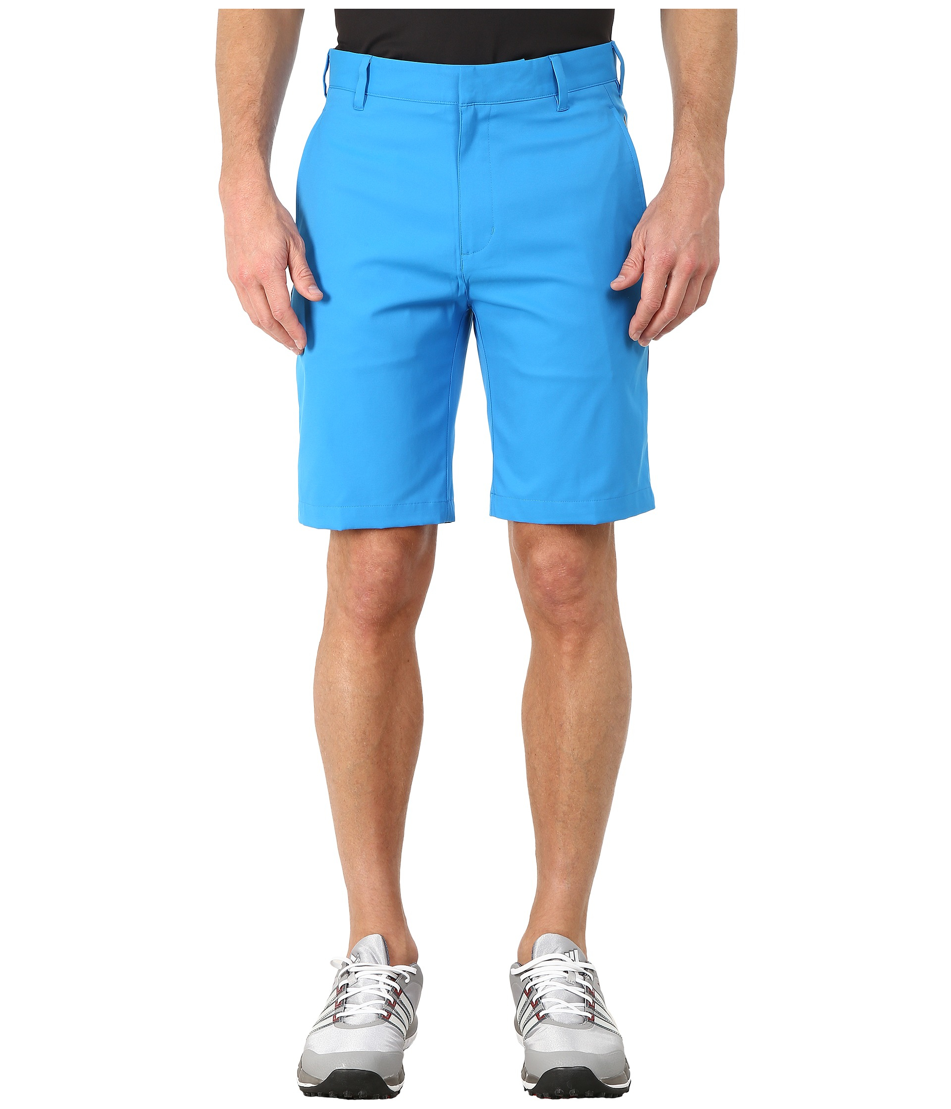 Adidas golf Puremotion Stretch 3 Stripes Short in Blue for Men (Bright ...