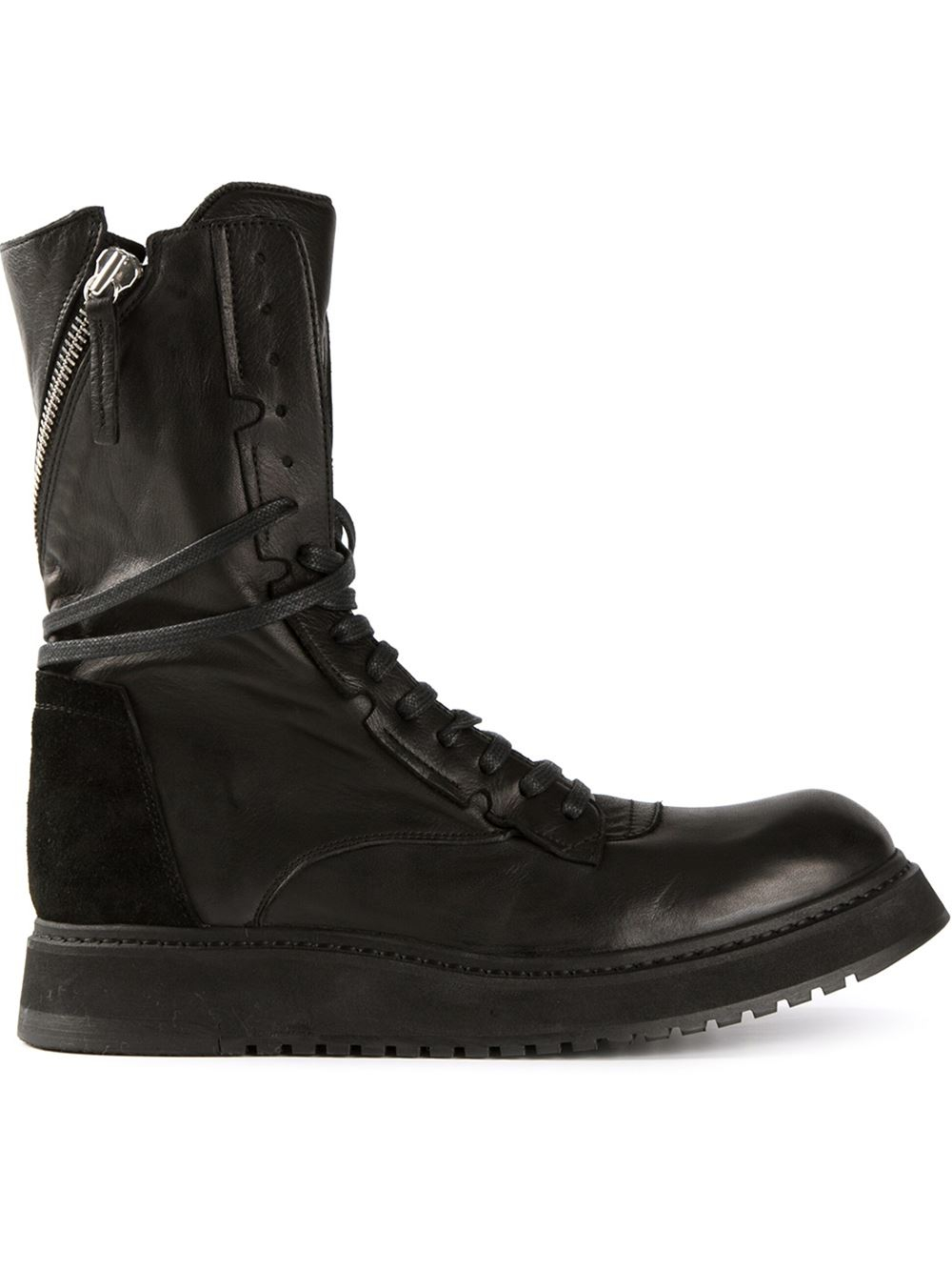 Cinzia Araia Army Boots in Black for Men | Lyst