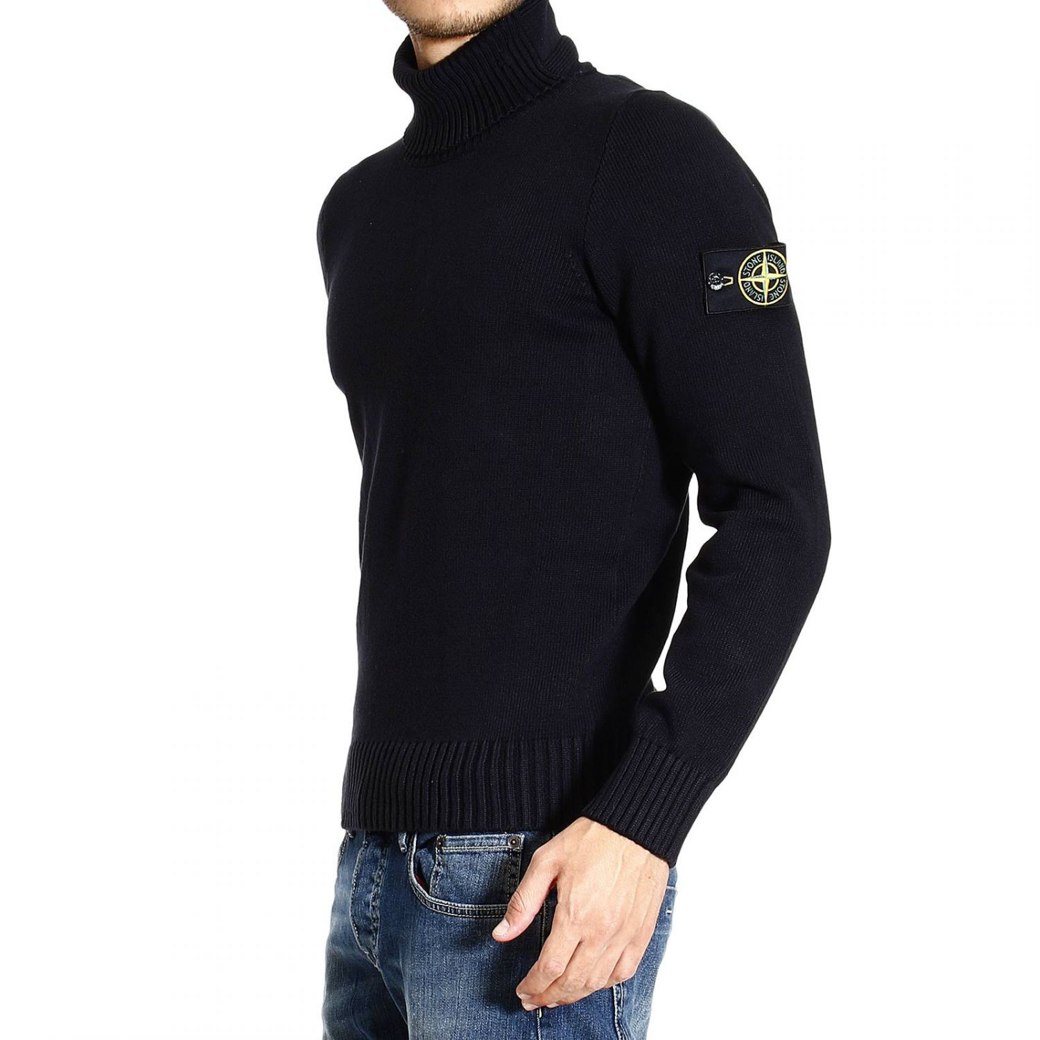 stone island ribbed turtleneck