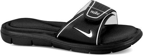 nike black sandals womens