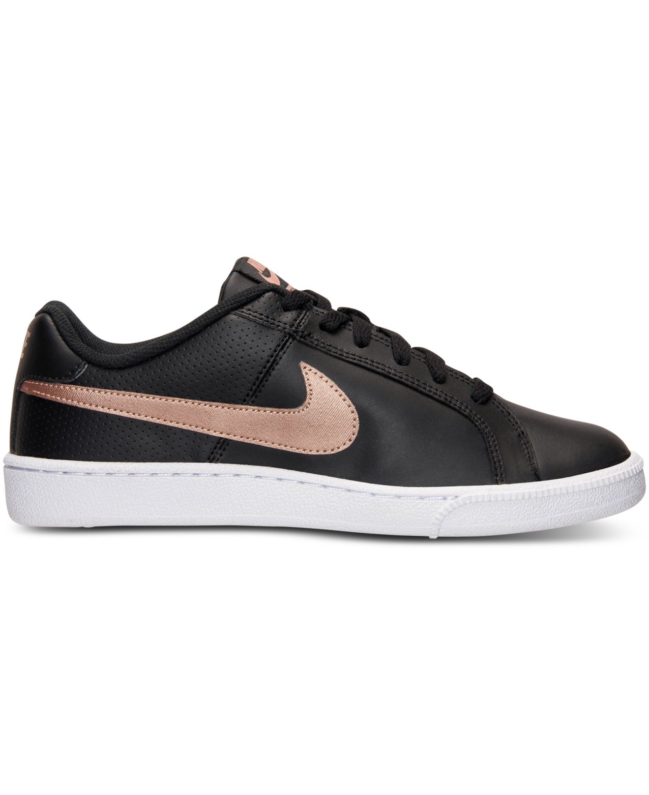 Lyst Nike Women #39 s Court Royale Casual Sneakers From Finish Line in Black