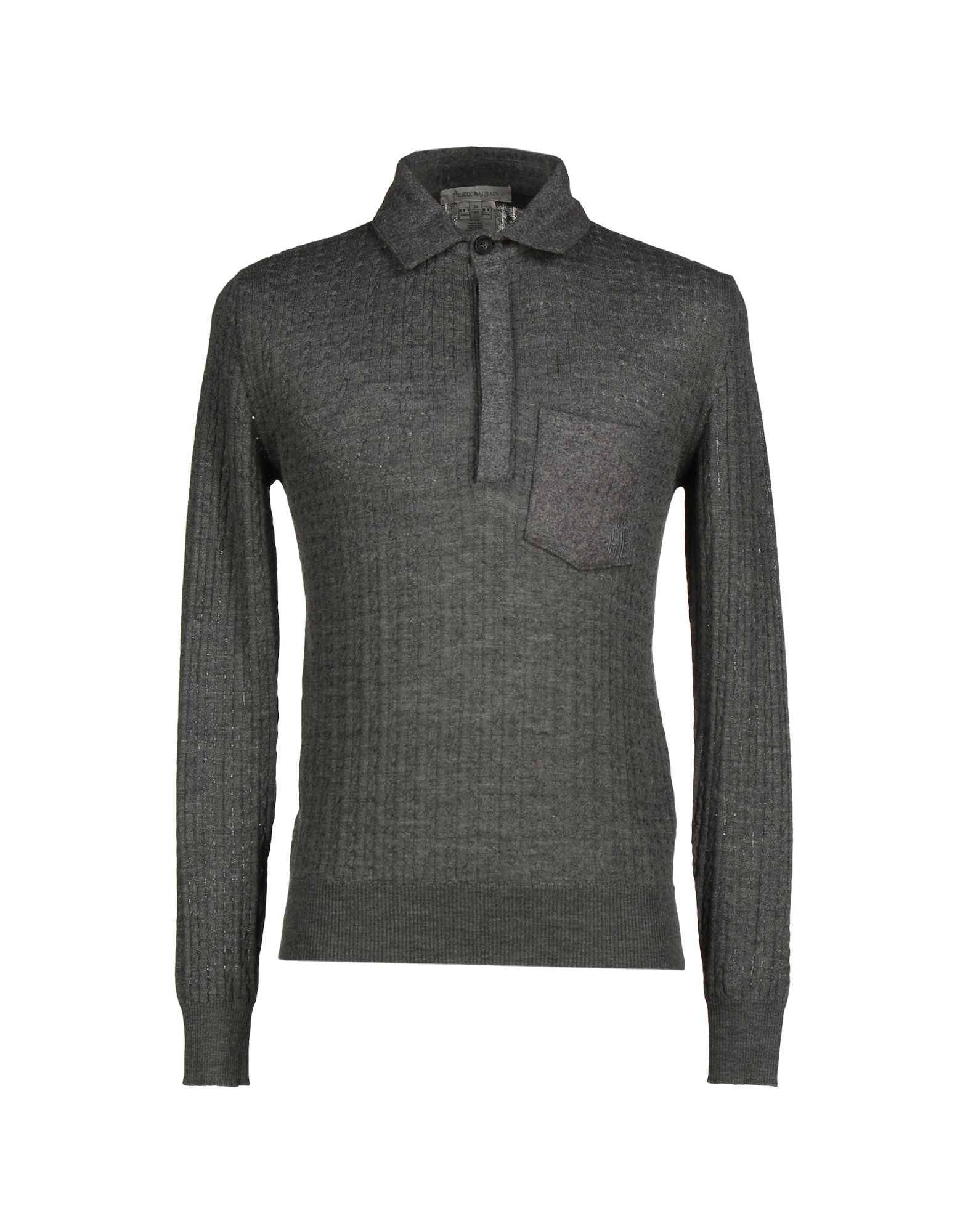 Lyst - Balmain Sweater in Gray for Men