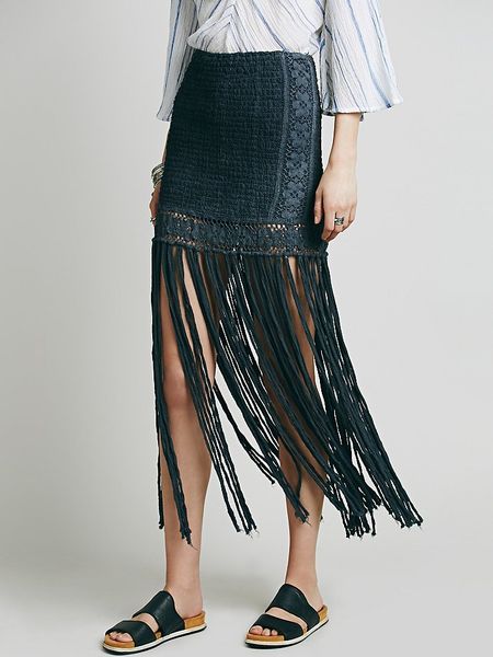 free jen s pirate womens la maxi skirt in black faded black lyst free jen s pirate womens la maxi skirt in black faded black lyst