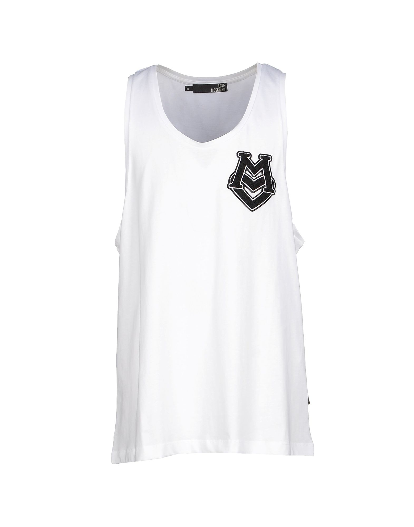 Love moschino Tank Top in White for Men | Lyst