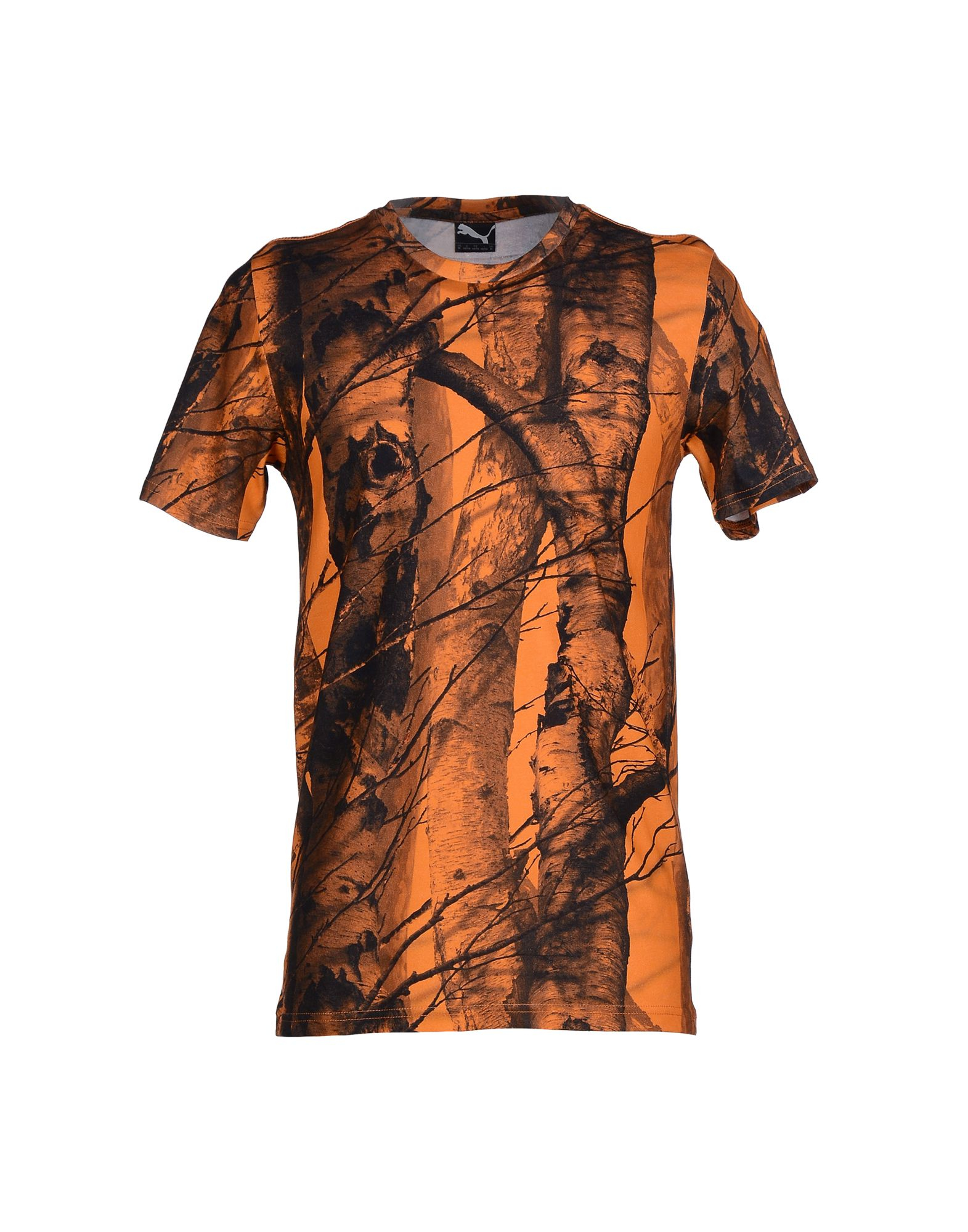 Lyst - PUMA T-shirt in Orange for Men