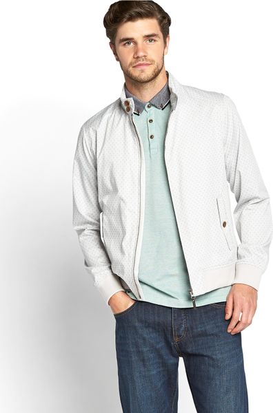 Ted Baker Bomber Jacket in Gray for Men (grey) | Lyst