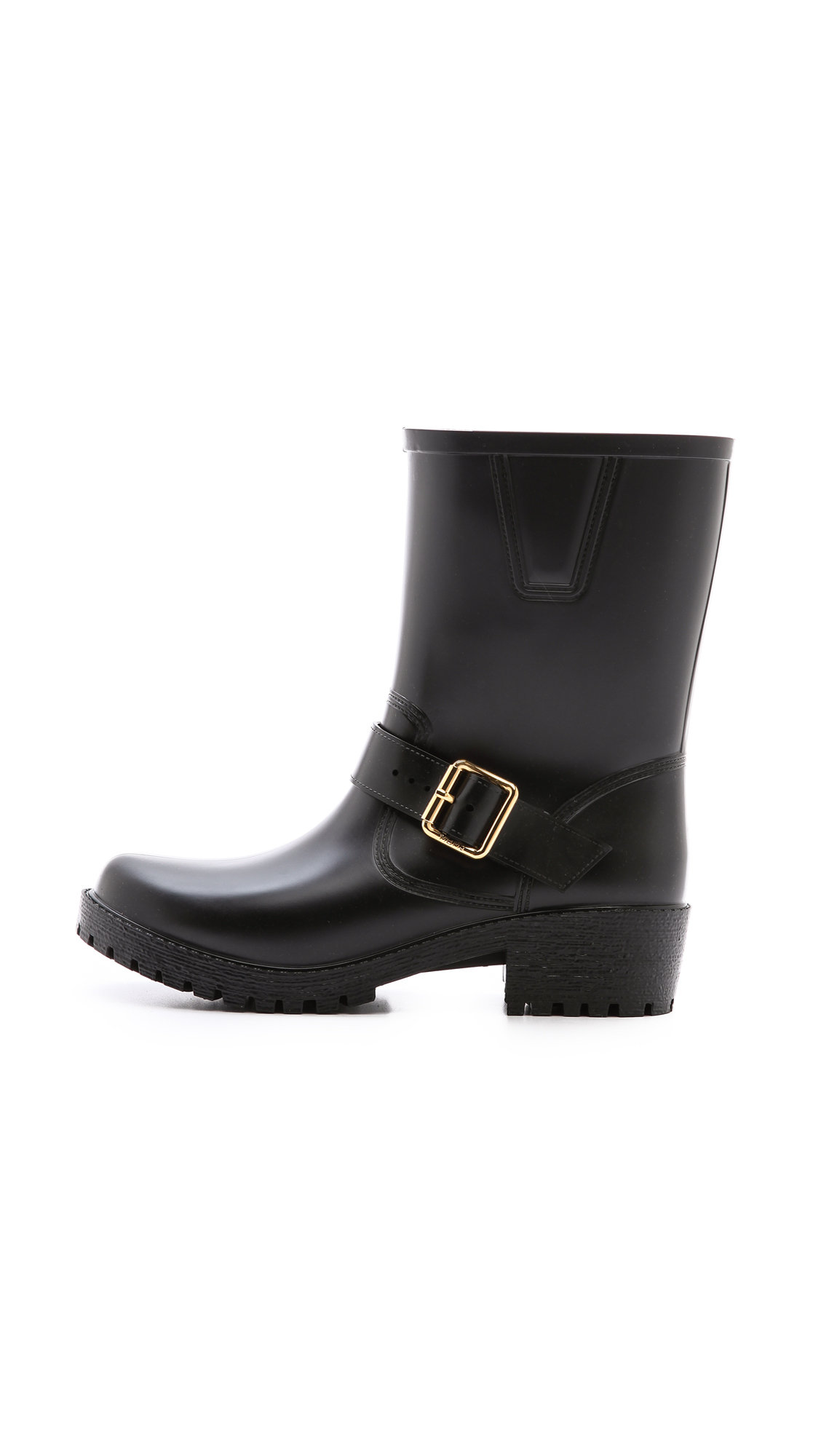 Marc By Marc Jacobs Short Rain Boots in Black | Lyst