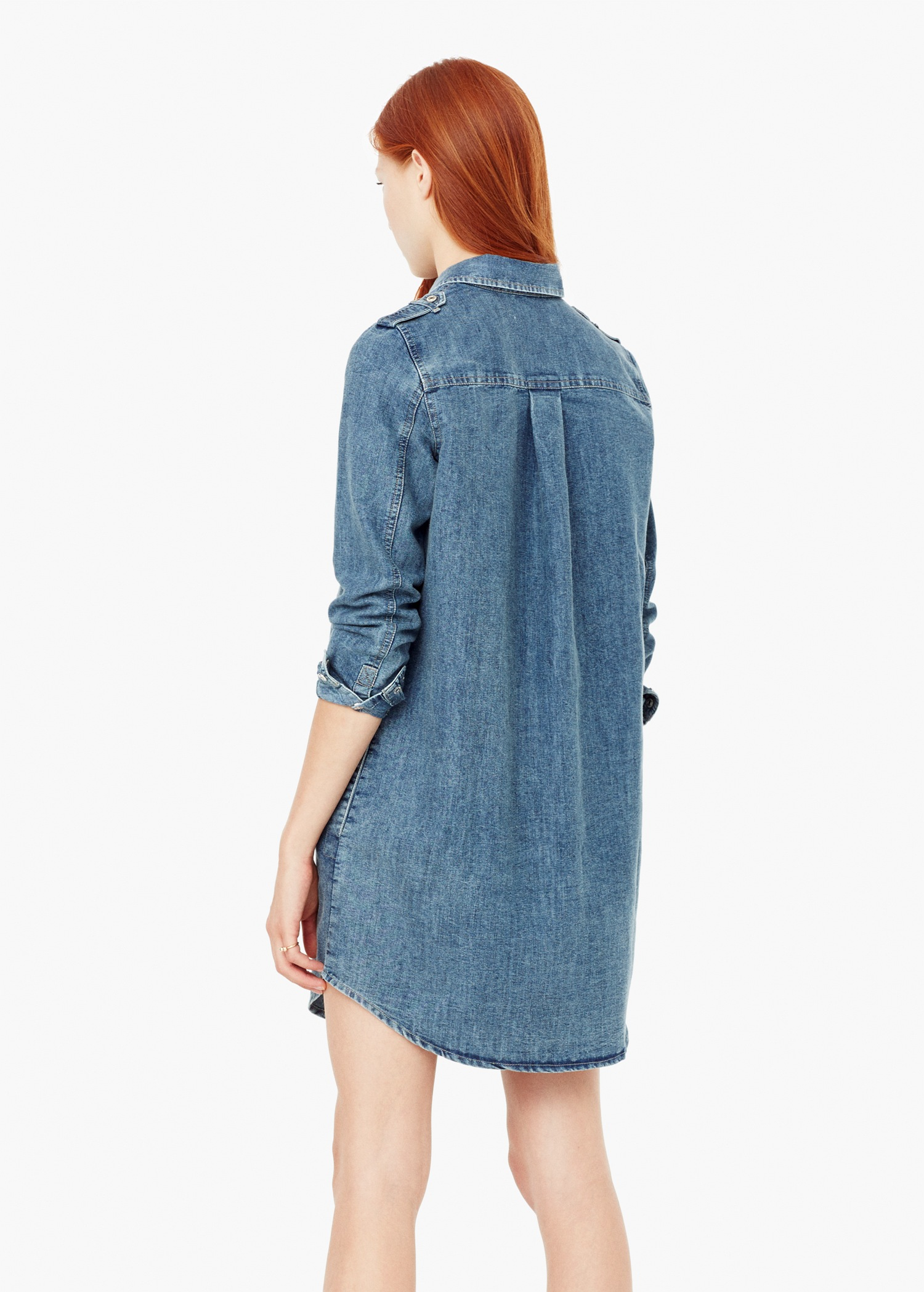 tesco denim shirt dress