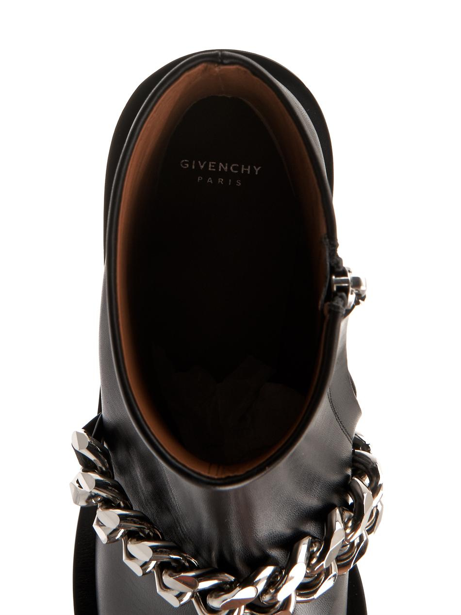 givenchy black boots leather