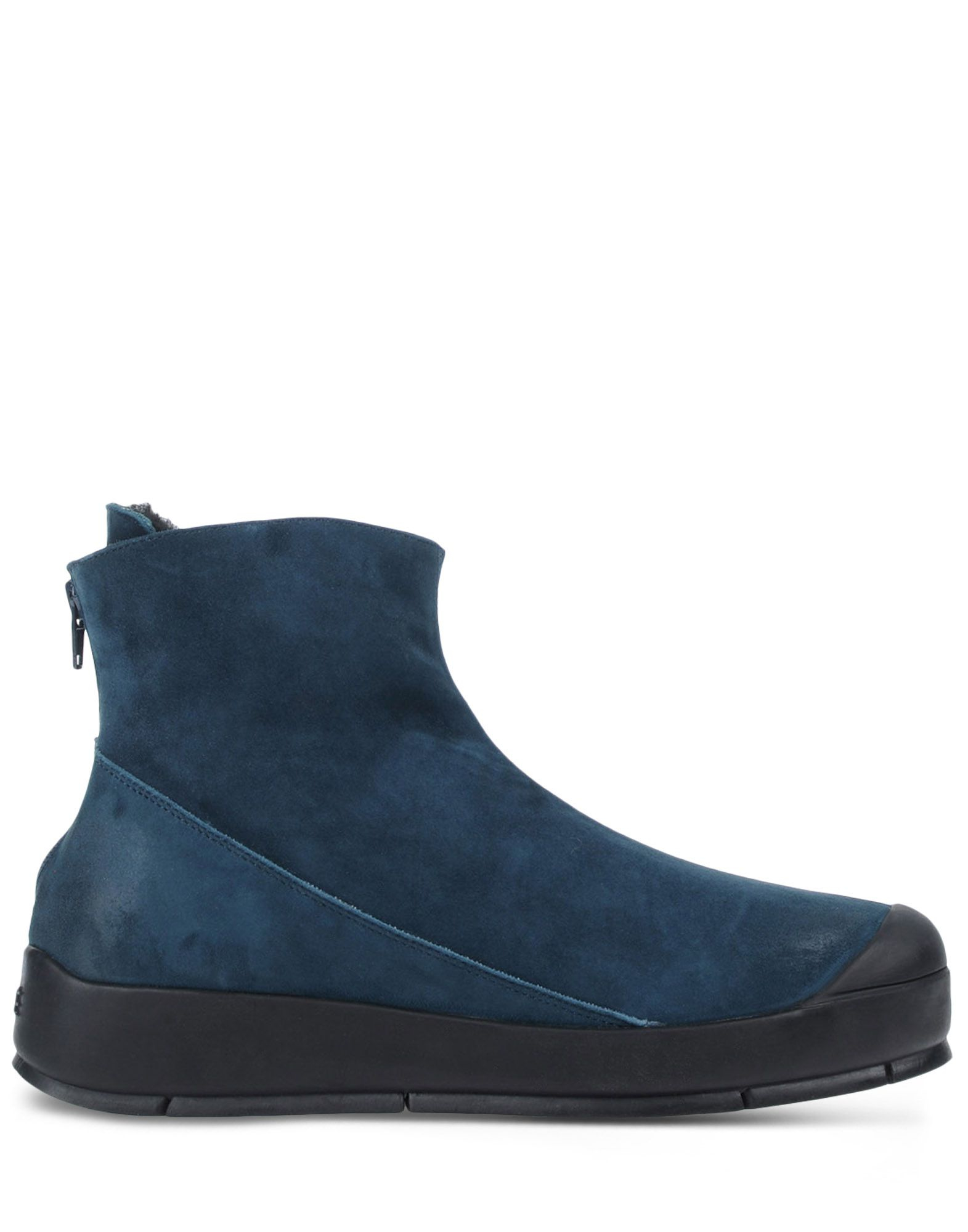 Ankle blue boots