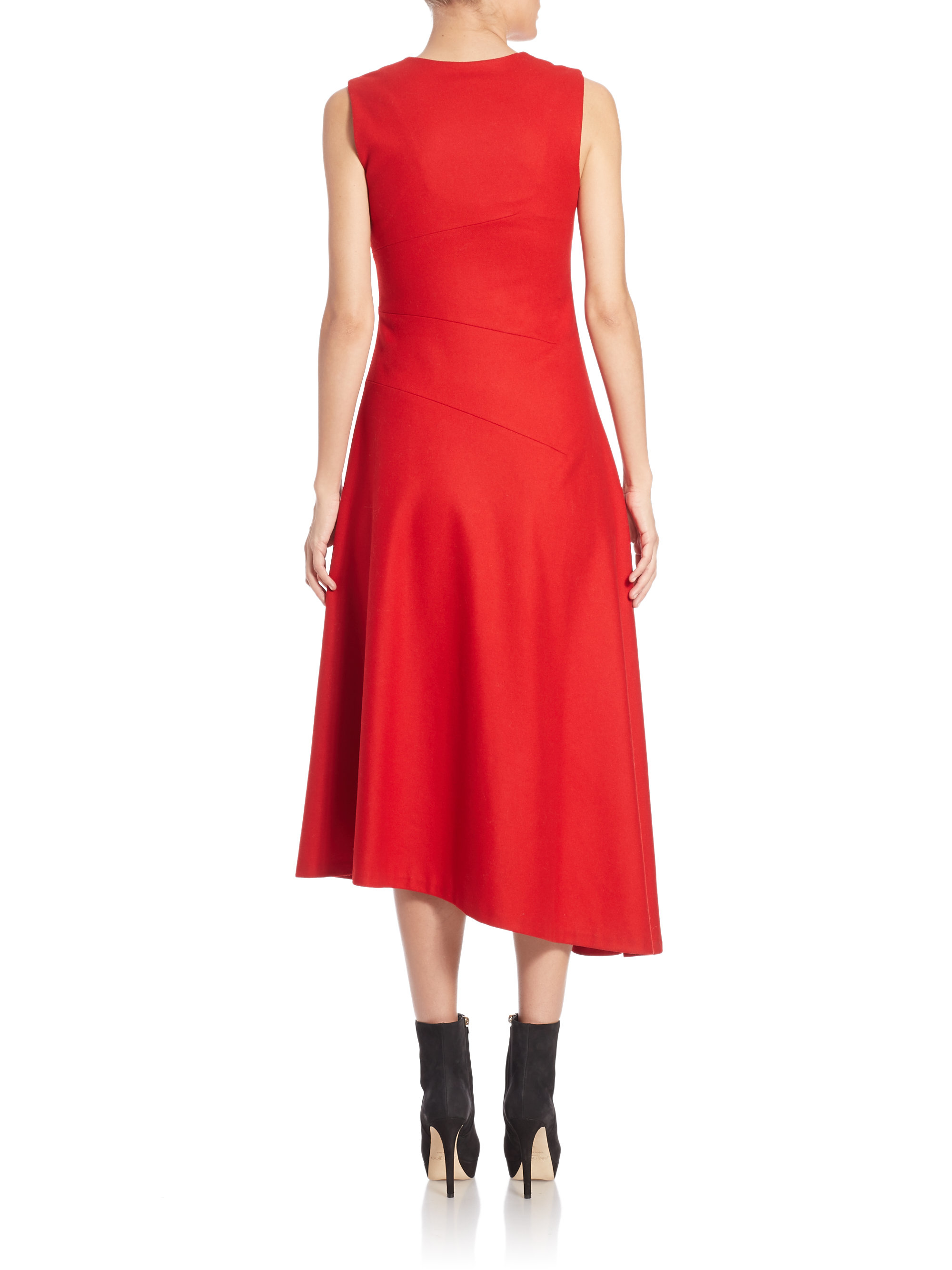 dkny wool dress