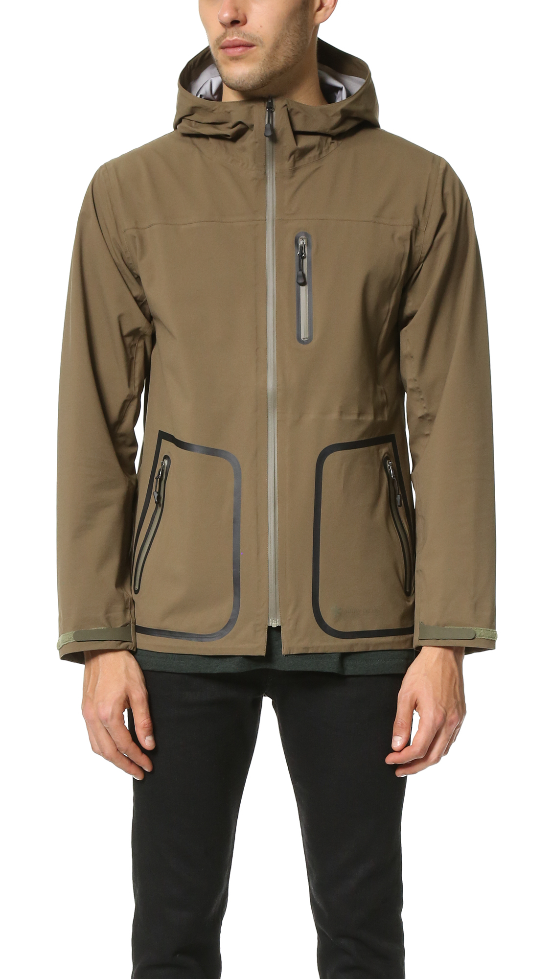 Lyst Snow Peak 3l Rain Jacket in Green for Men