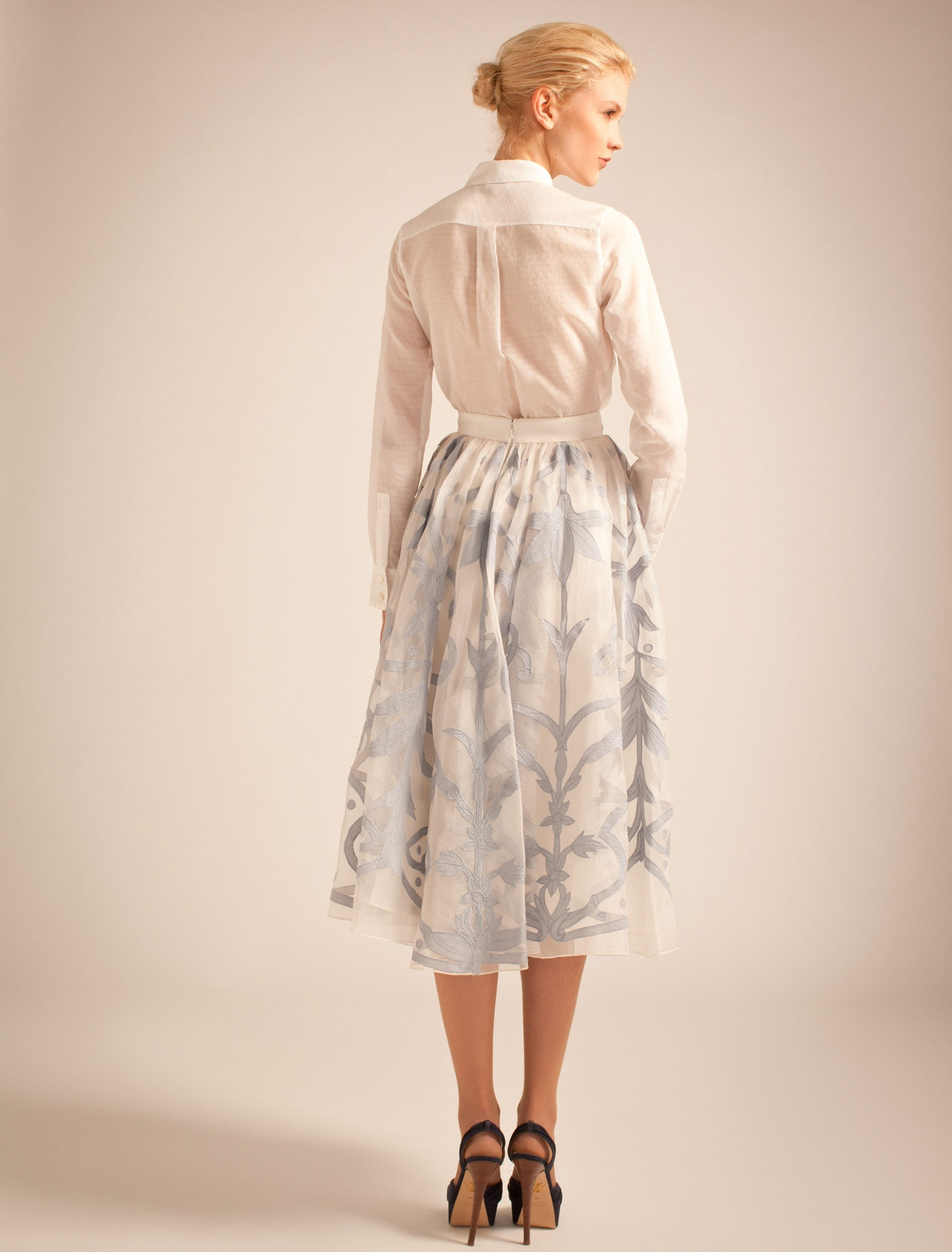 Temperley london Francine Skirt in White | Lyst