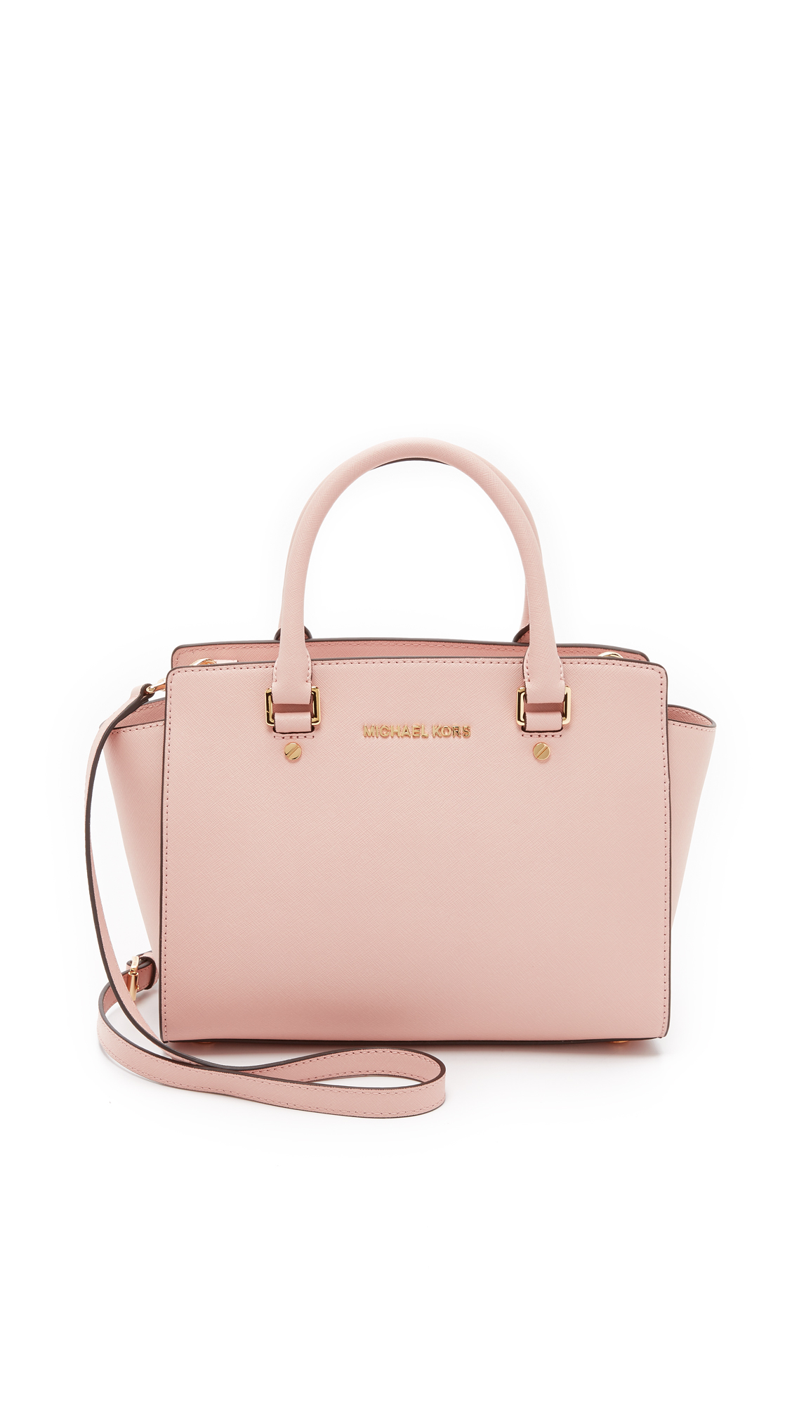 Lyst Michael Kors Selma Medium Satchel Ballet In Pink Gallery Previously Sold At Bop Women S Michael By Kors Selma