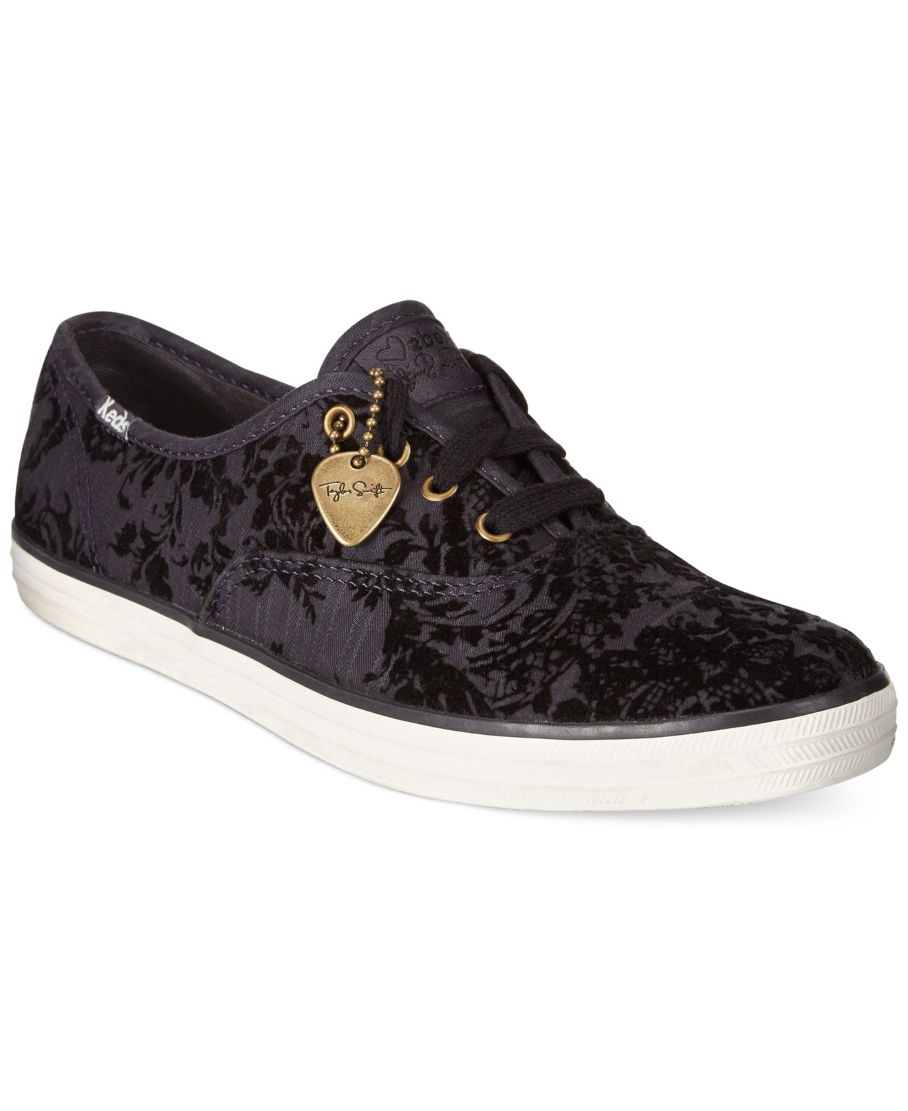 Lyst - Keds Women's Limited Edition Taylor Swift Velvet Sneakers in Black