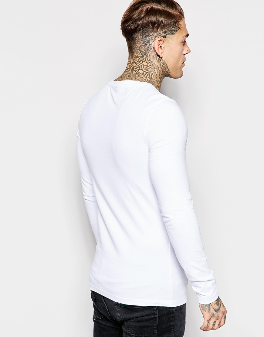 asos muscle fit long sleeve