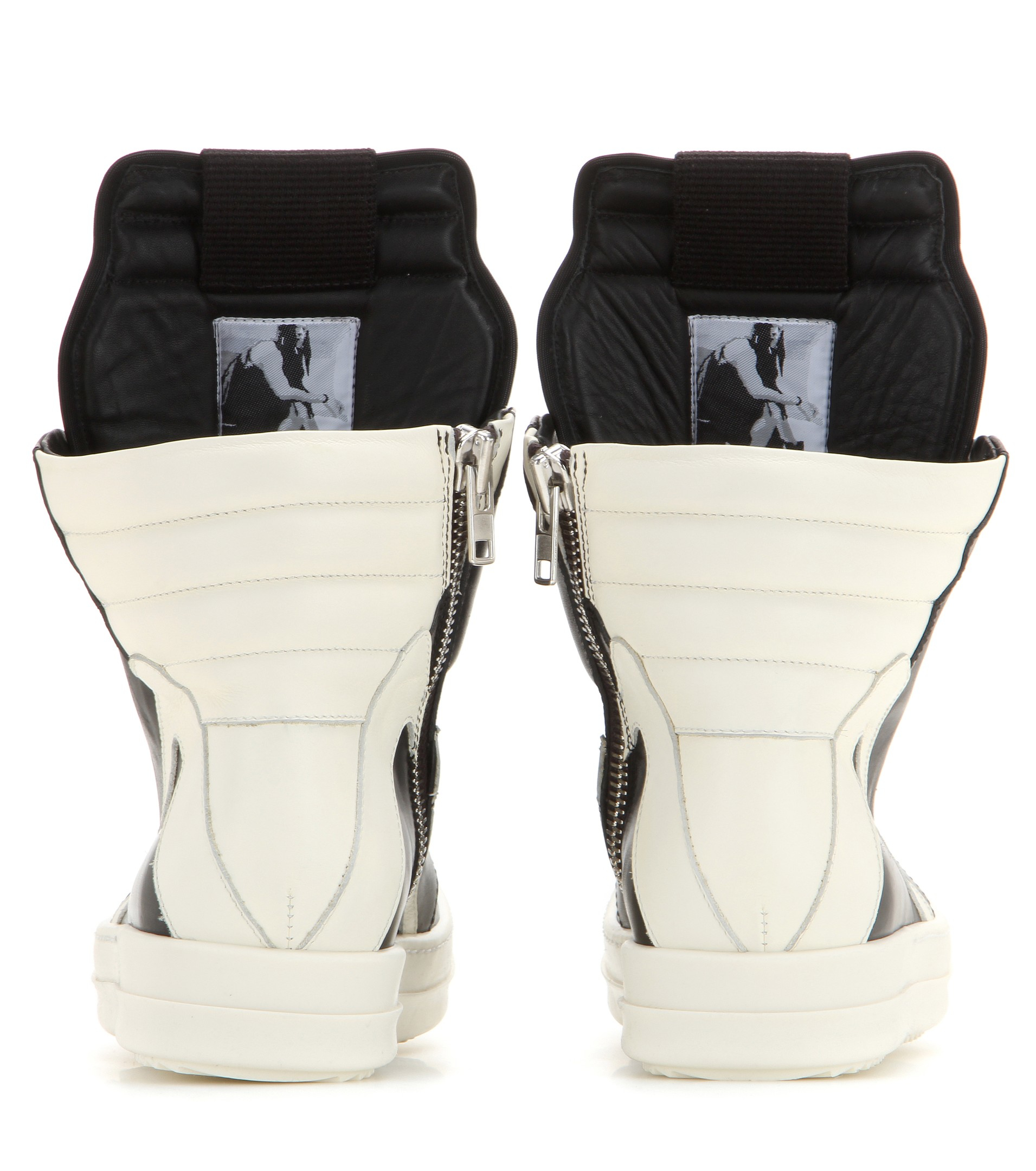 Lyst - Rick Owens Geobasket Leather High-top Sneakers in Blue