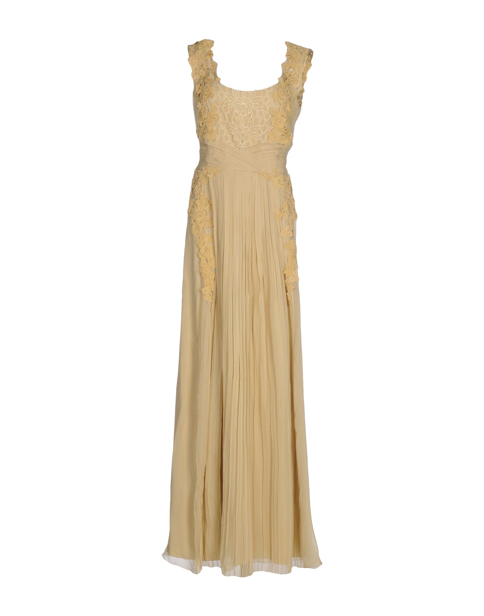 long beige gown