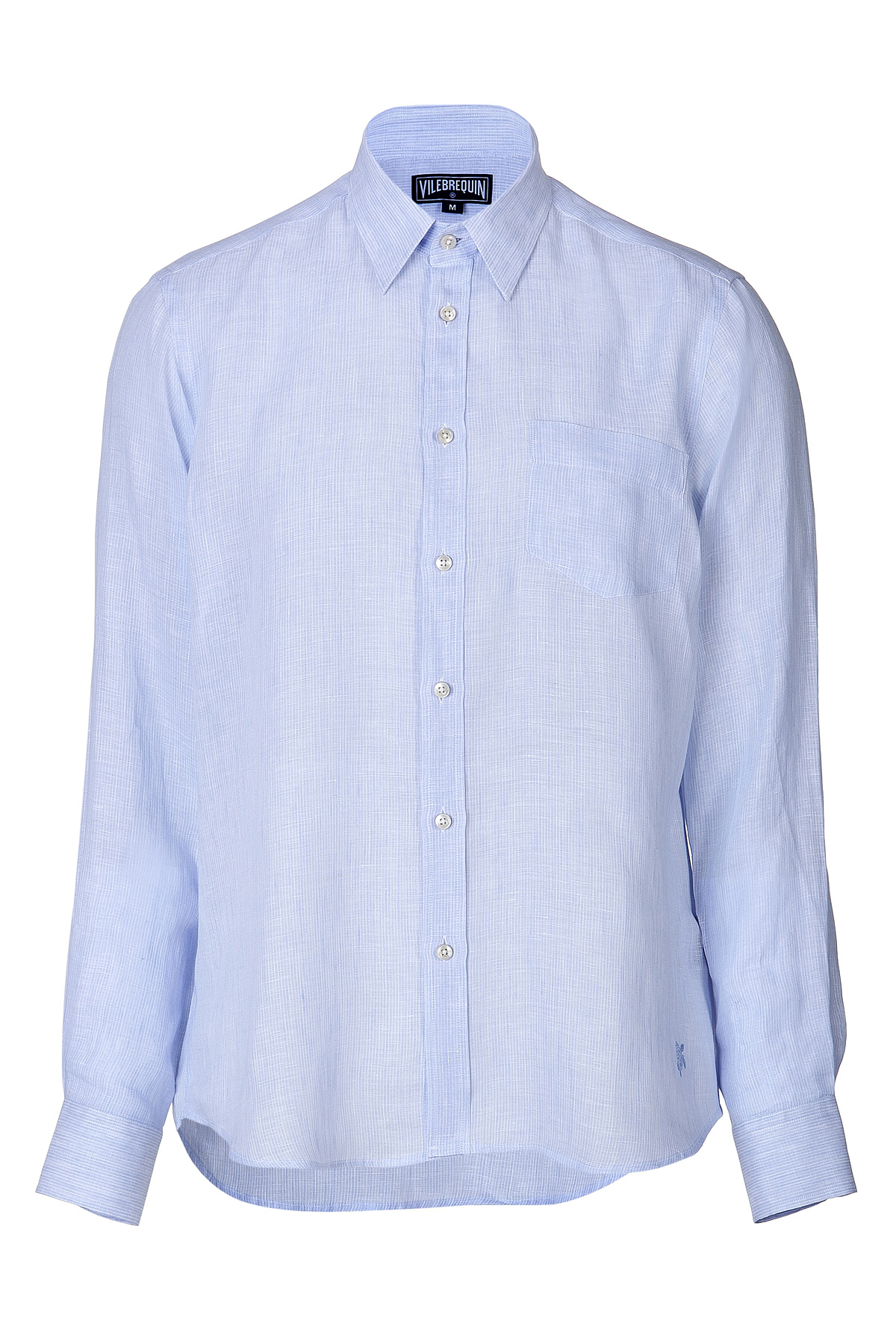 Lyst - Vilebrequin Linen-flax Carrix Shirt - Blue in Blue for Men