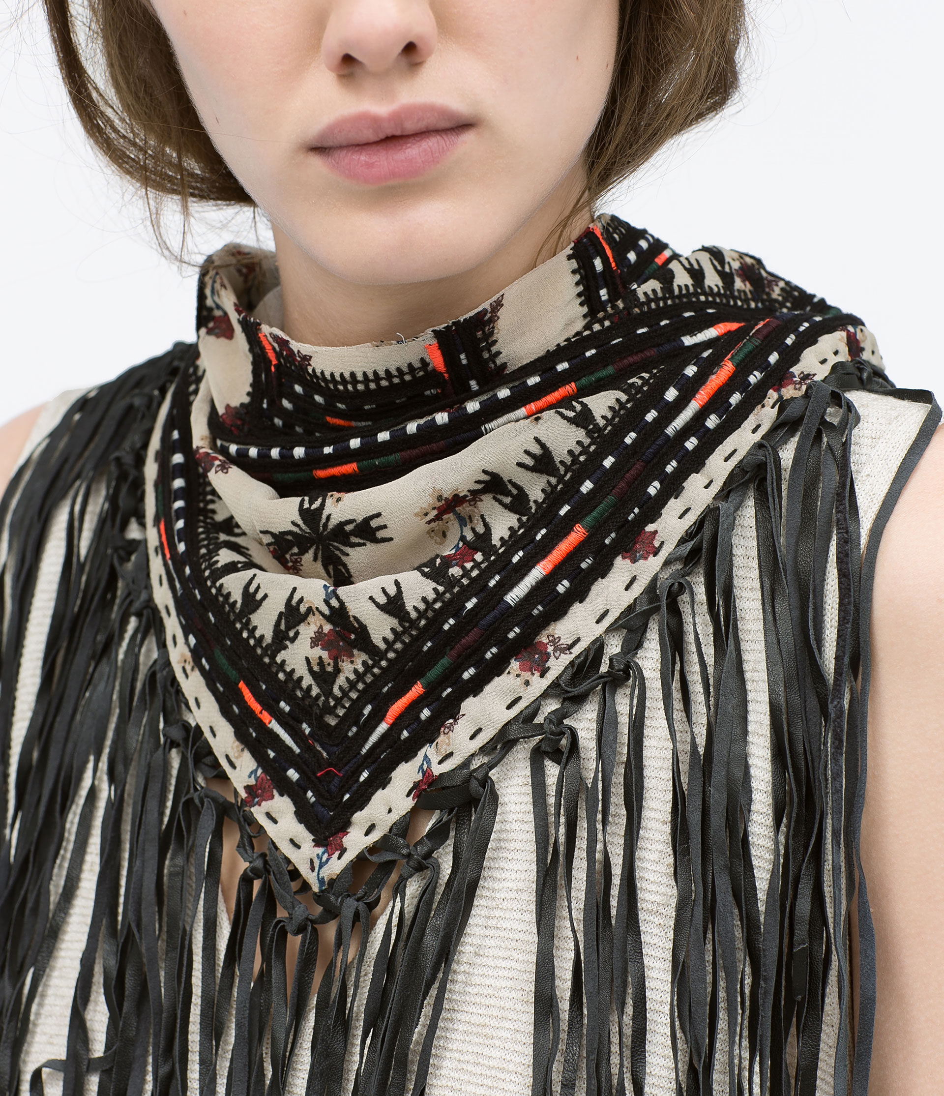 Zara Bandana Scarf in Multicolor (only one) Lyst