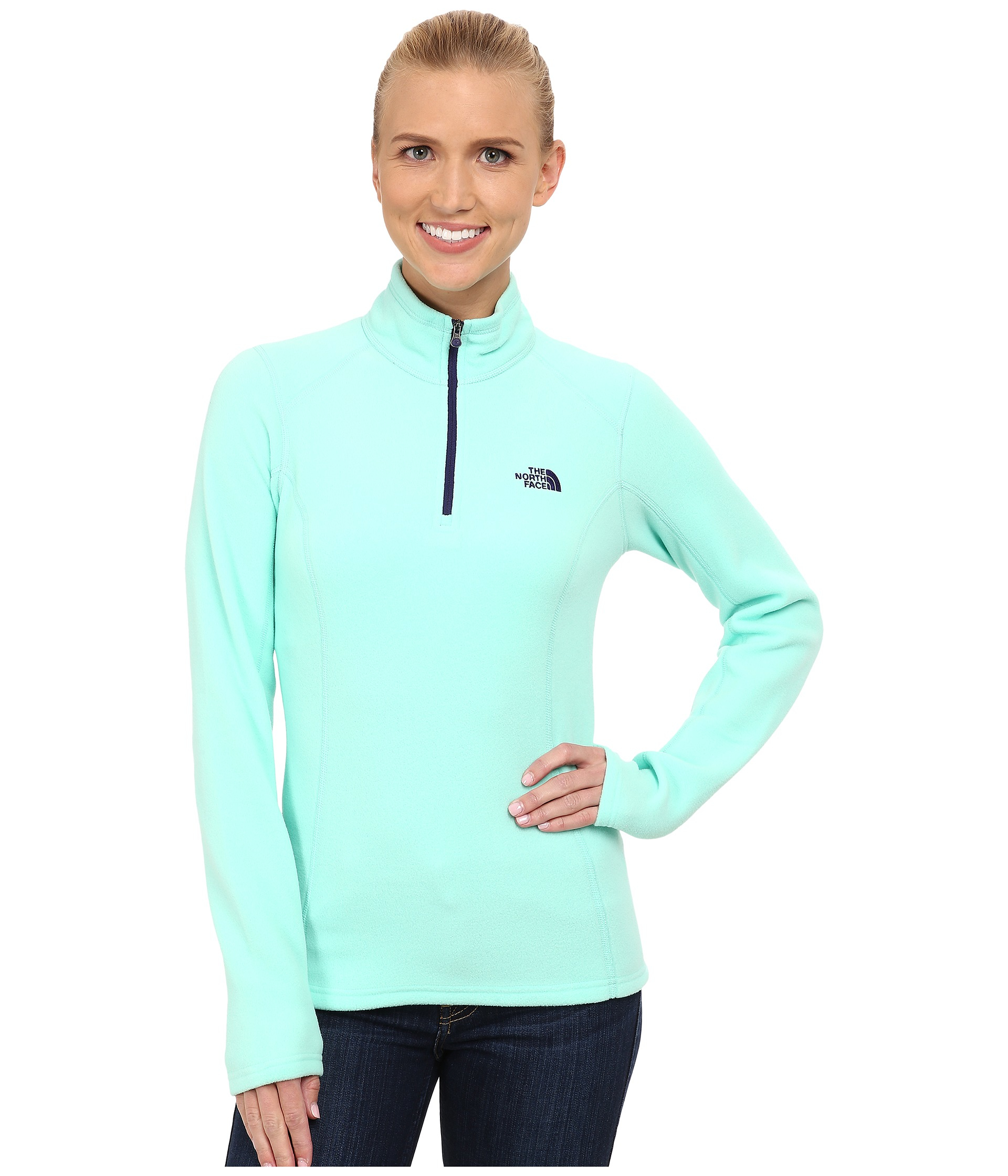 north face 1 4 zip pullover women's