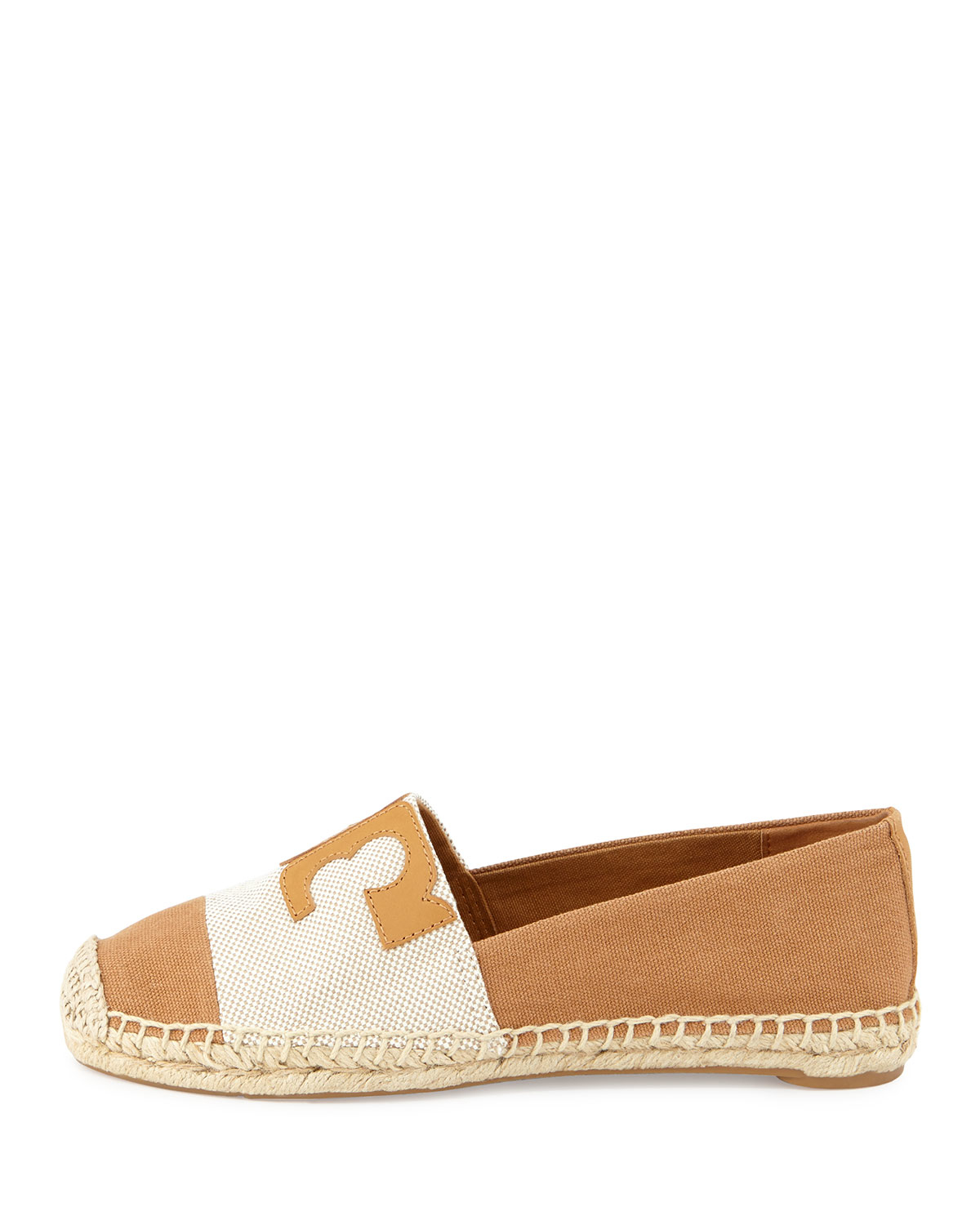 Tory Burch Veranda Canvas and Leather Espadrilles - Lyst