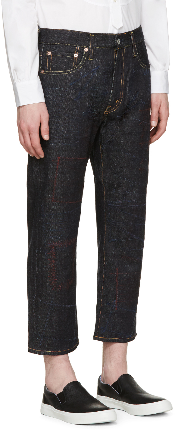 Lyst - Junya Watanabe Indigo Levi's 513 Edition Jeans in Blue for Men